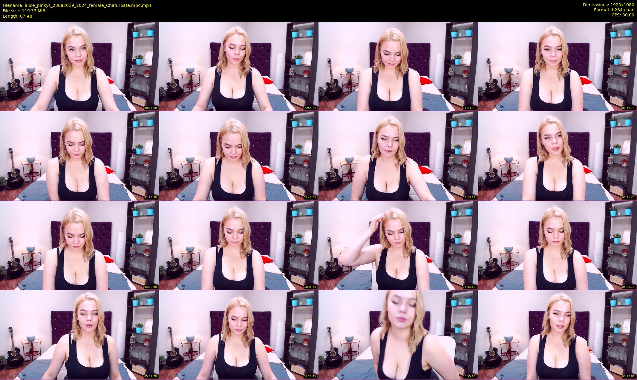 alice_pinkys — 8 minute Chaturbate female cam show recording, 1080p, Aug 28, 2019
