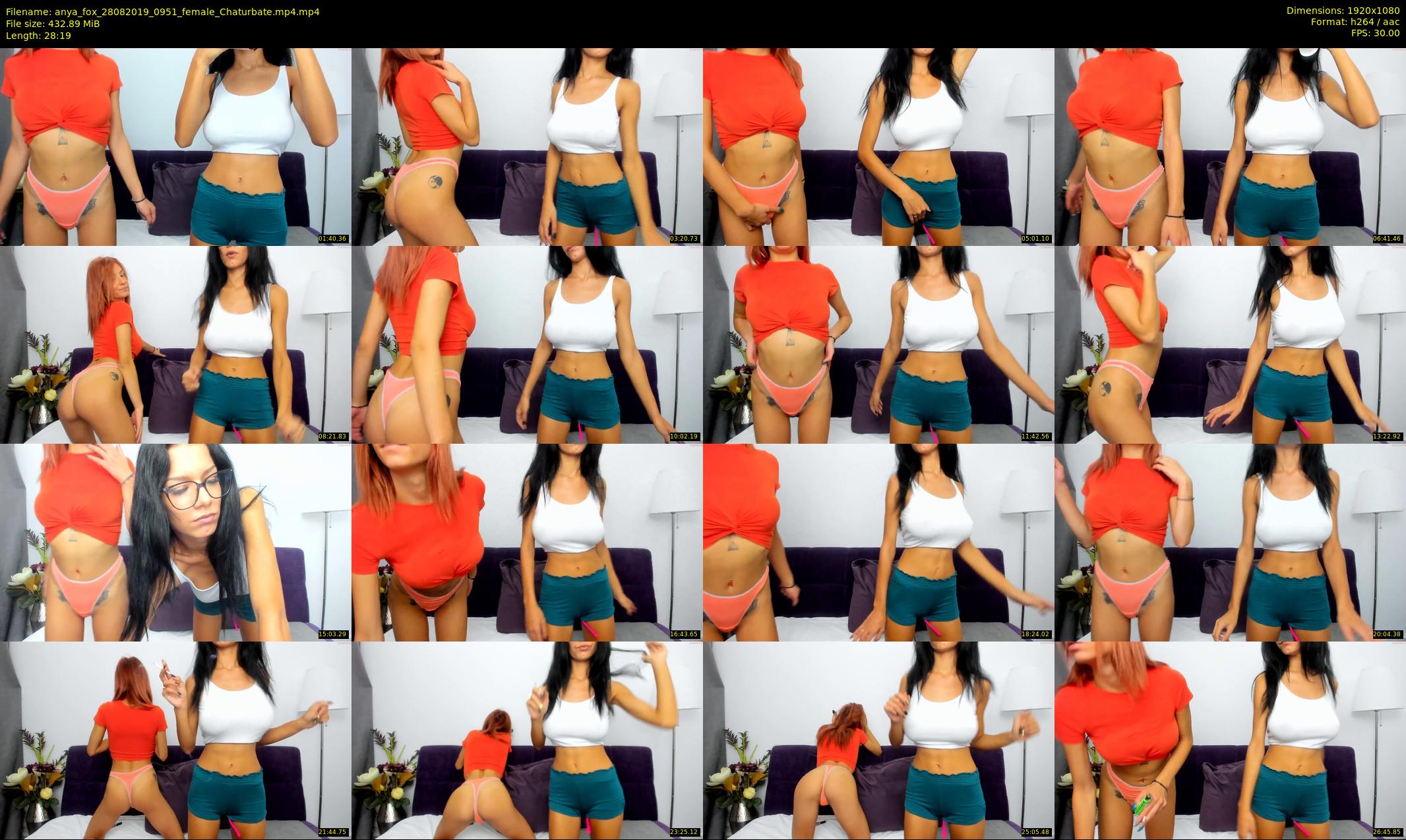 anya_fox — 29 minute Chaturbate female cam show recording, 1080p, Aug 28, 2019