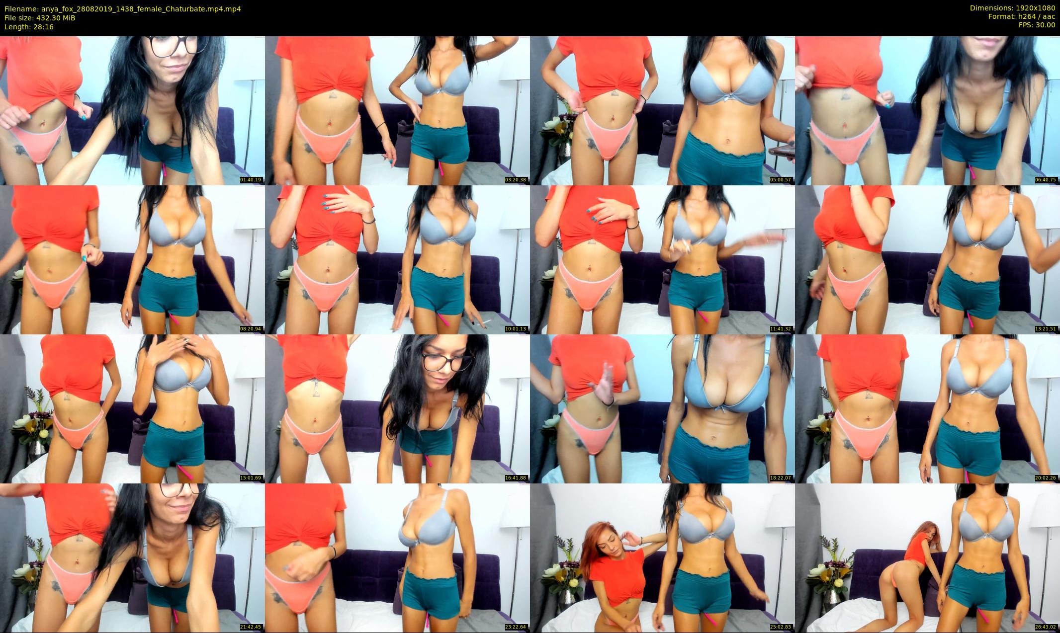 anya_fox — 29 minute Chaturbate female cam show recording, 1080p, Aug 28, 2019
