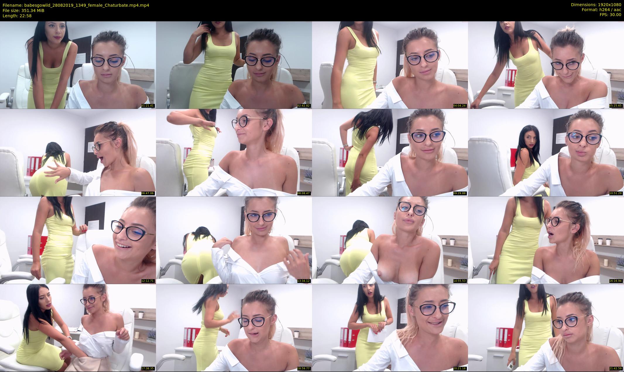 babesgowild — 23 minute Chaturbate couple cam show recording, 1080p, Aug 28, 2019