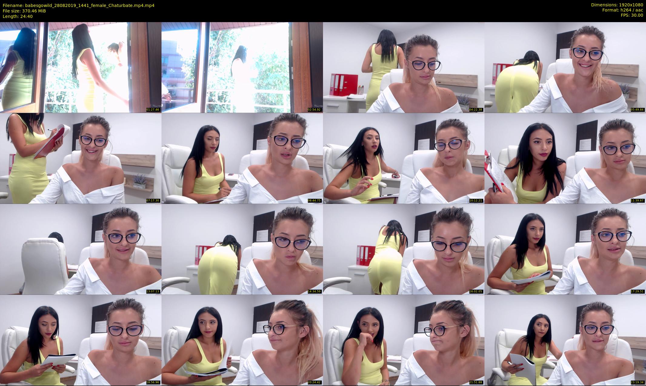 babesgowild — 25 minute Chaturbate couple cam show recording, 1080p, Aug 28, 2019