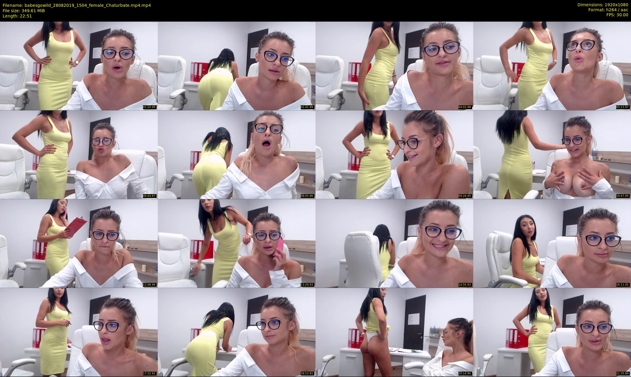 babesgowild — 23 minute Chaturbate couple cam show recording, 1080p, Aug 28, 2019
