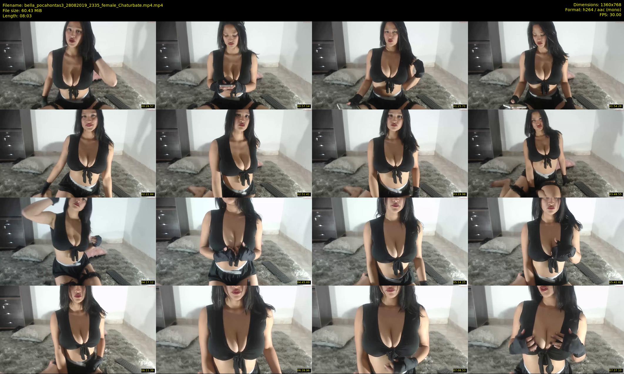 bella_pocahontas3 — 9 minute Chaturbate female cam show recording, 720p, Aug 28, 2019