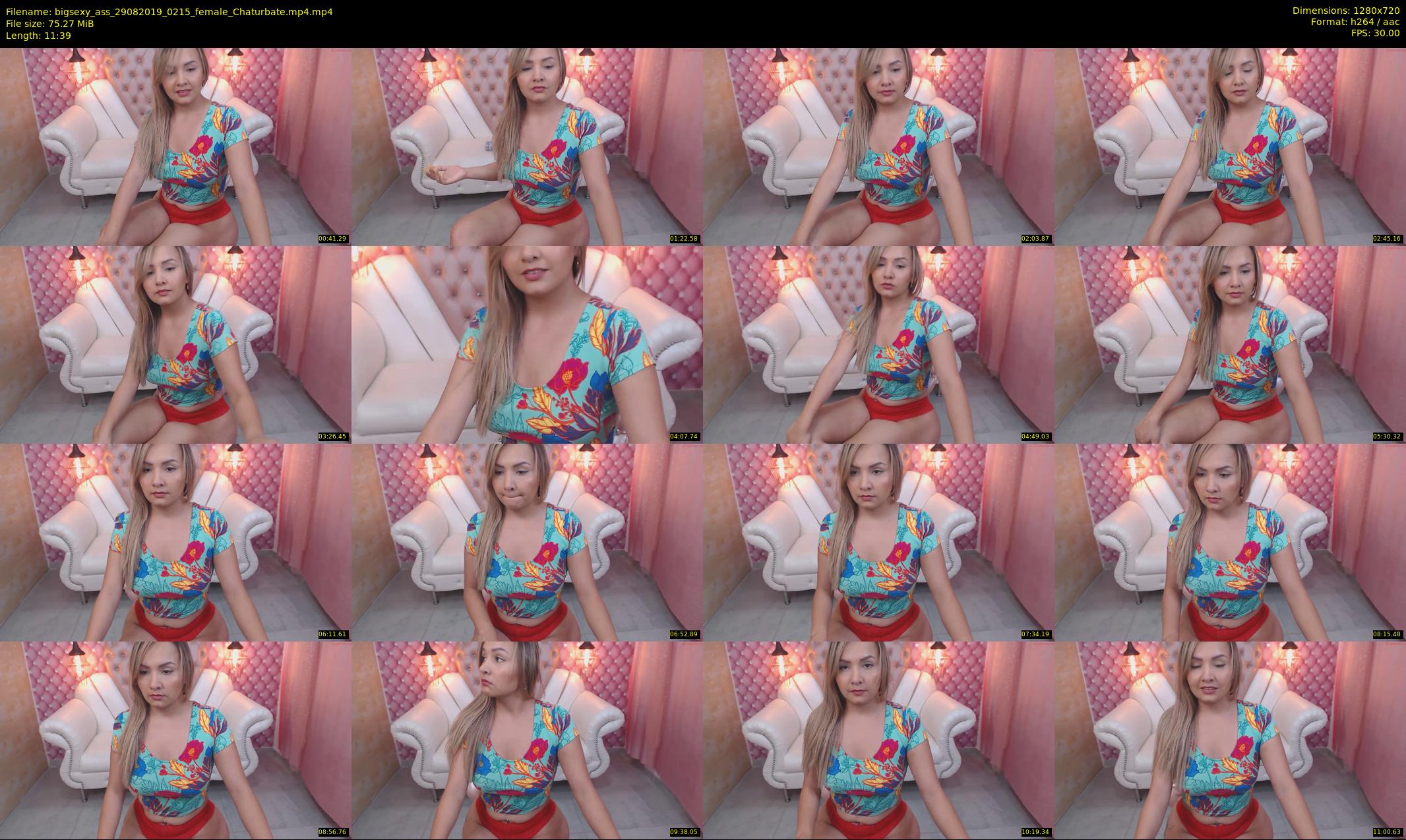 bigsexy_ass — 12 minute Chaturbate female cam show recording, 720p, Aug 29, 2019