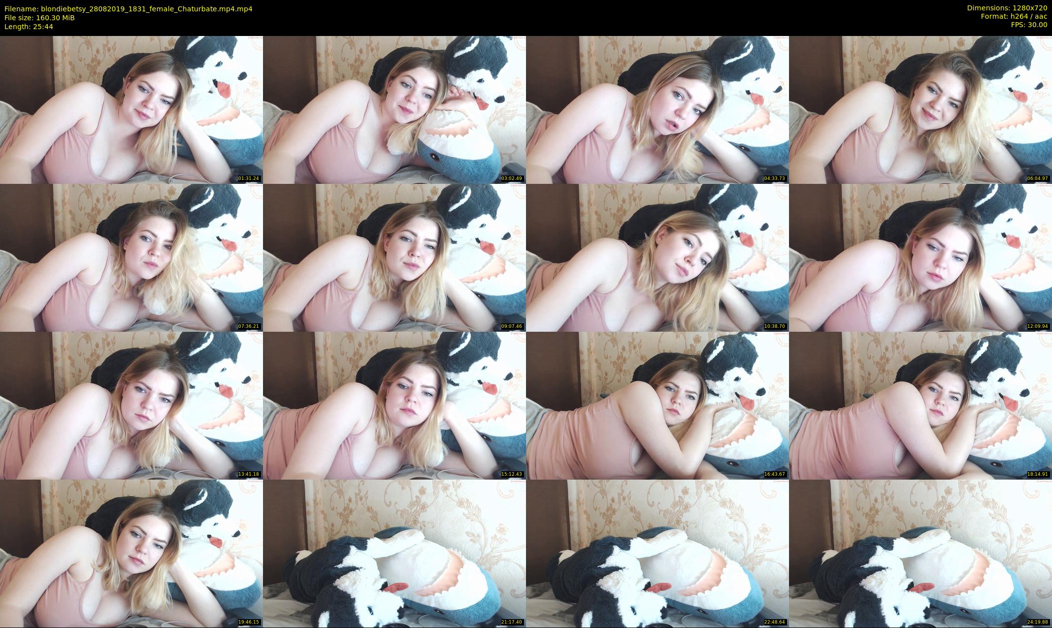 blondiebetsy — 26 minute Chaturbate female cam show recording, 720p, Aug 28, 2019