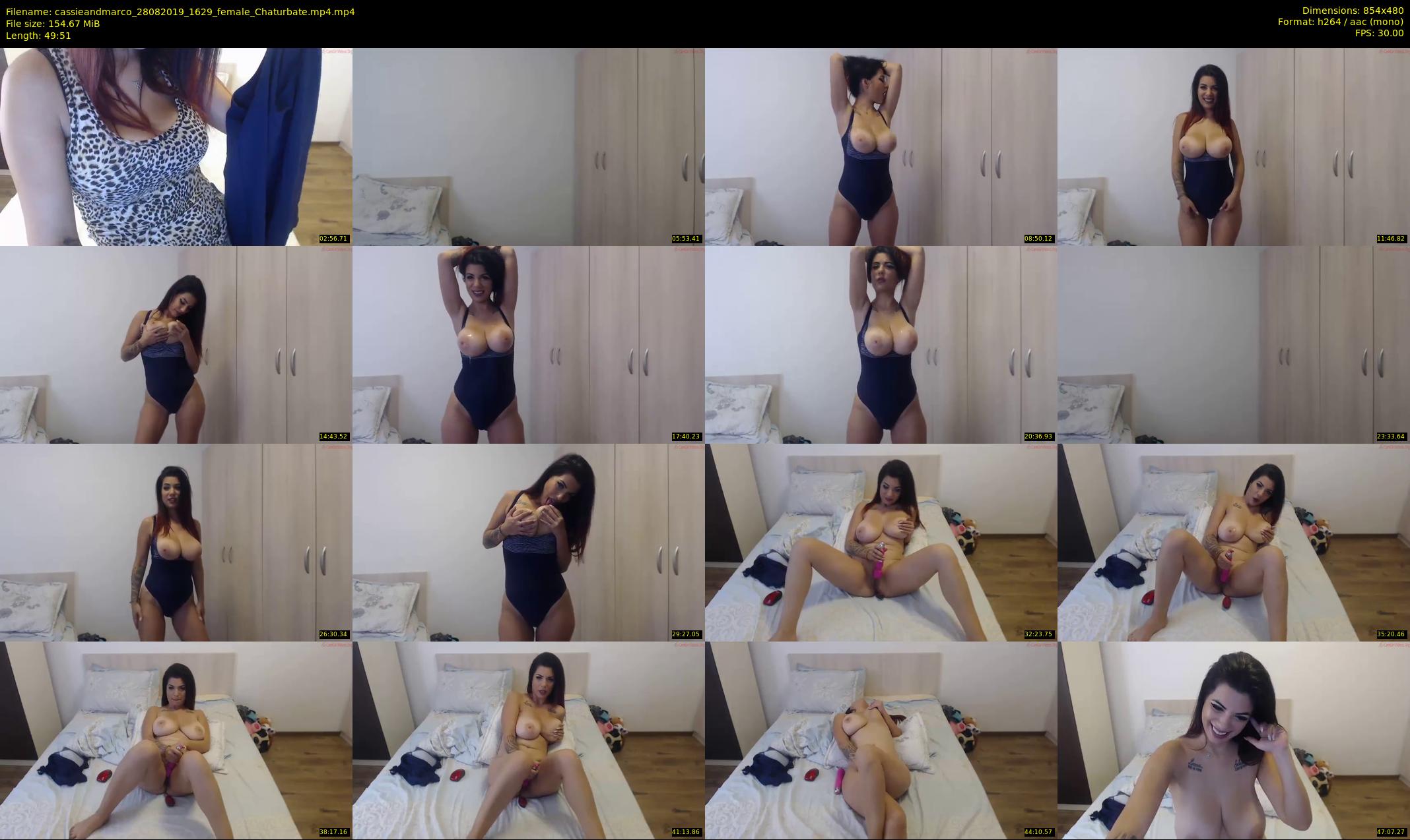 cassieandmarco — 50 minute Chaturbate female cam show recording, 480p, Aug 28, 2019