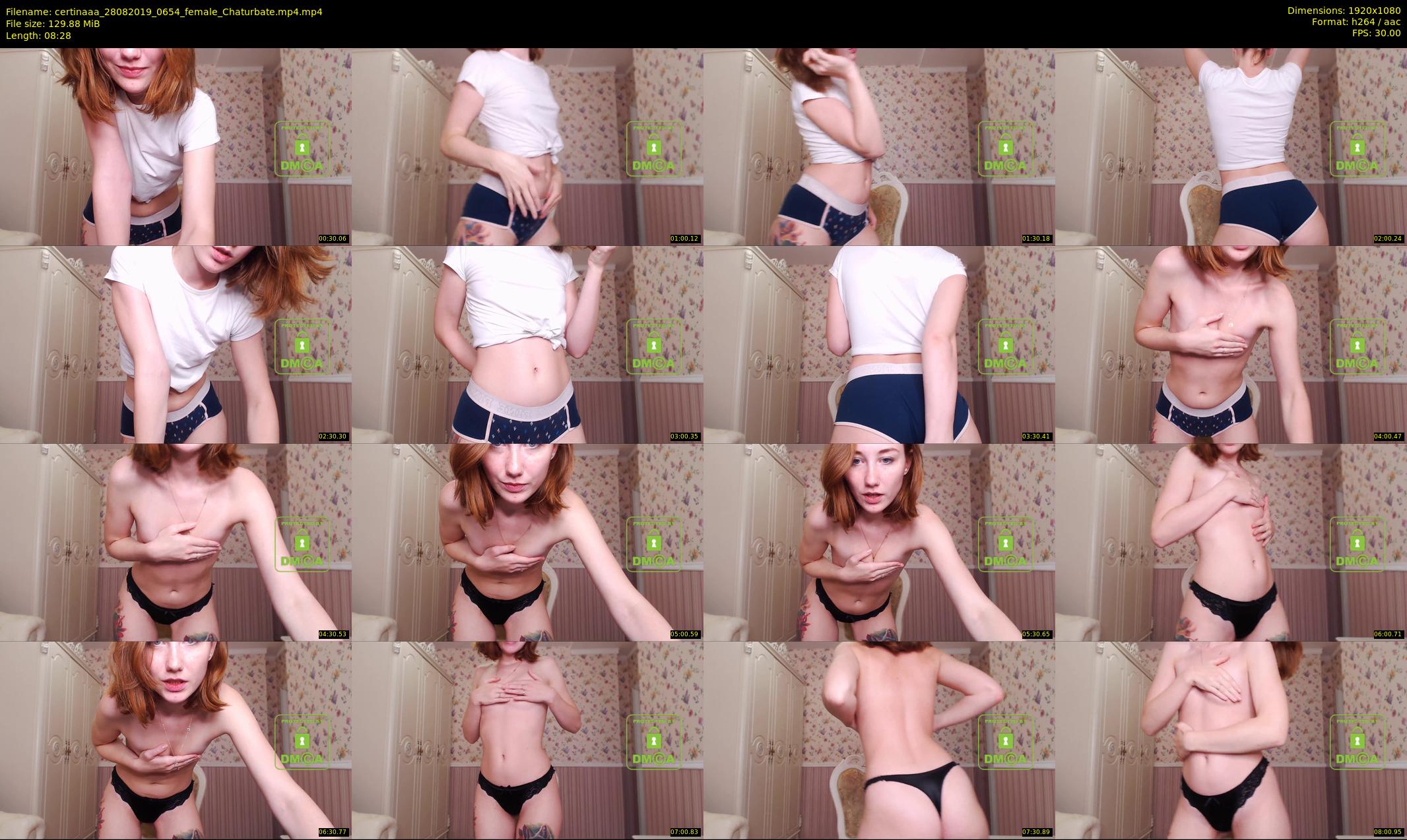 certinaaa — 9 minute Chaturbate female cam show recording, 1080p, Aug 28, 2019
