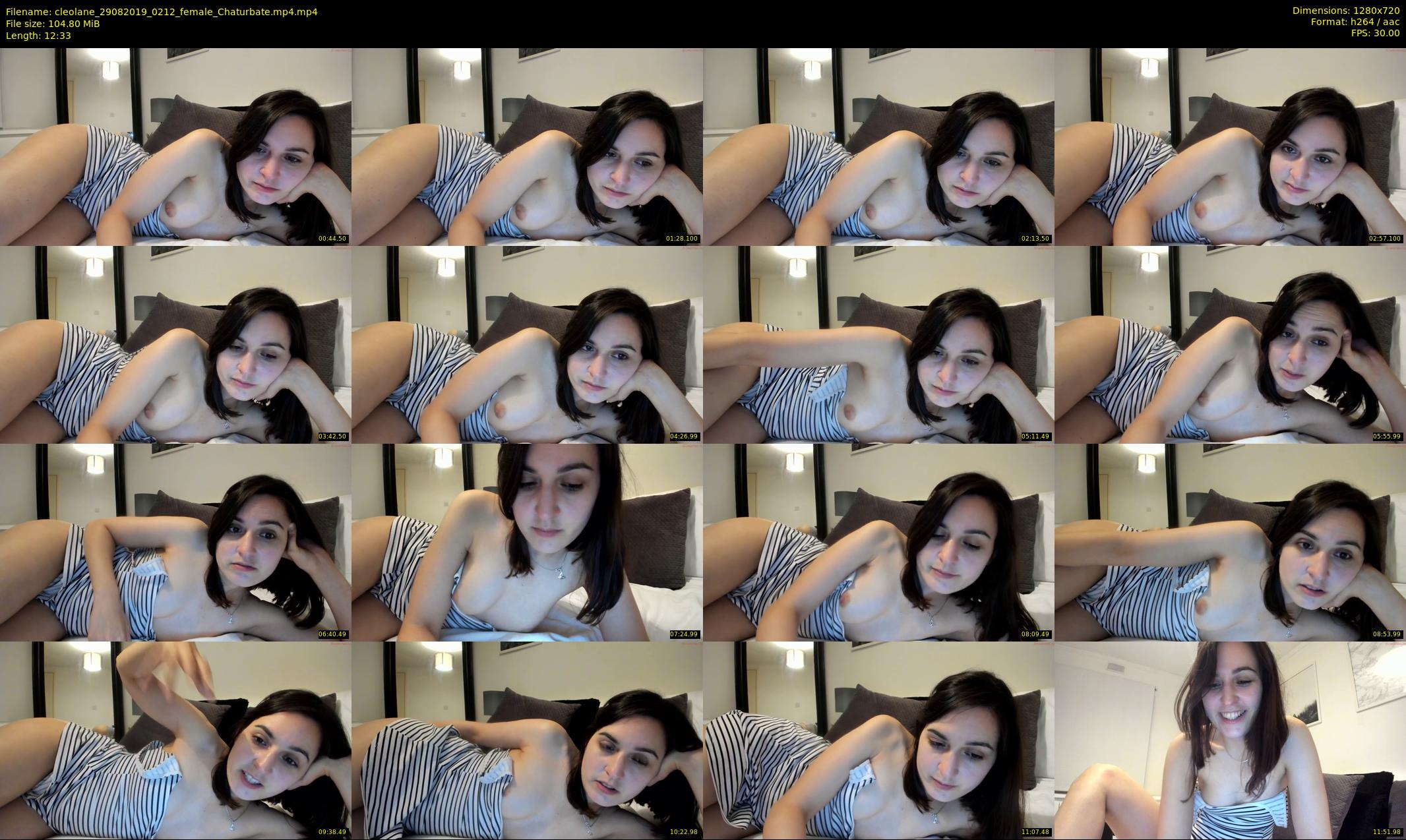 cleolane — 13 minute Chaturbate female cam show recording, 720p, Aug 29, 2019