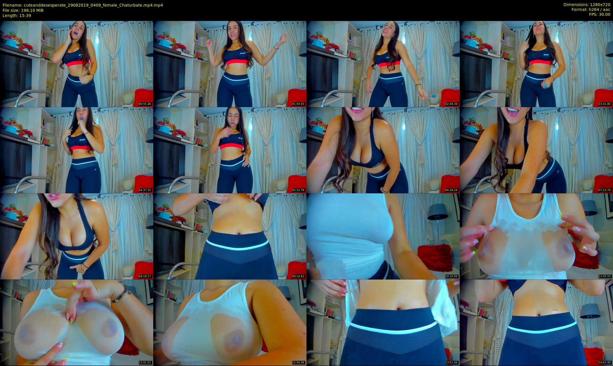 cuteanddesesperate — 16 minute Chaturbate female cam show recording, 720p, Aug 29, 2019