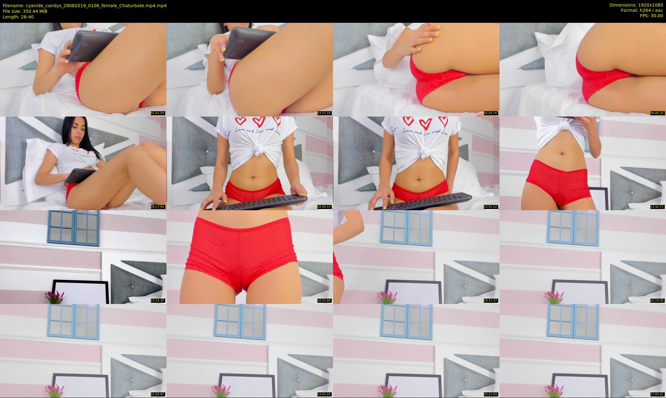 cyanide_candys — 29 minute Chaturbate female cam show recording, 1080p, Aug 29, 2019