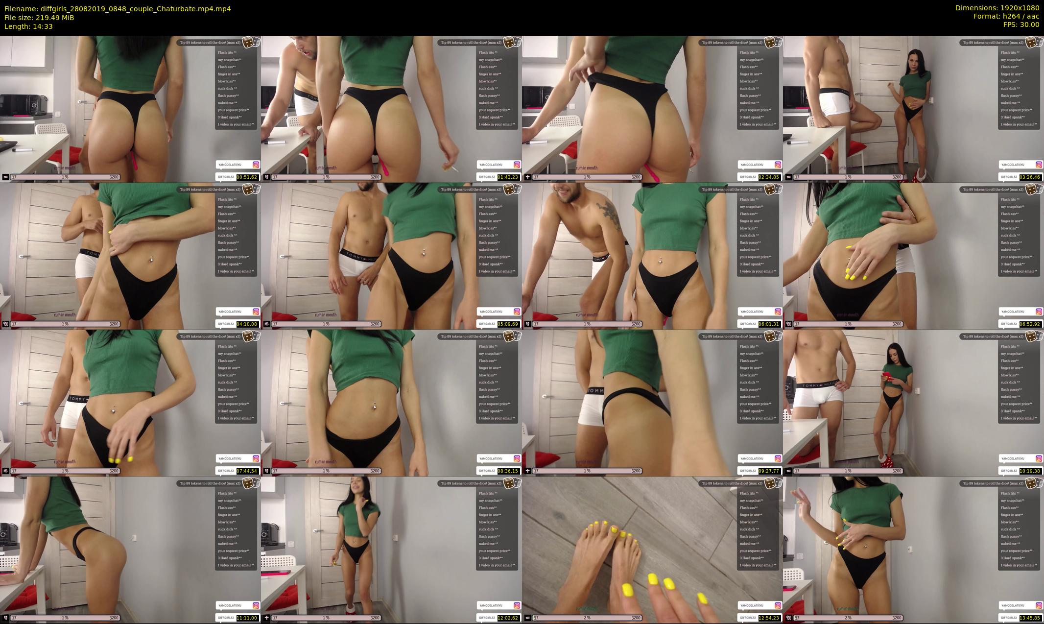 diffgirls — 15 minute Chaturbate female cam show recording, 1080p, Aug 28, 2019