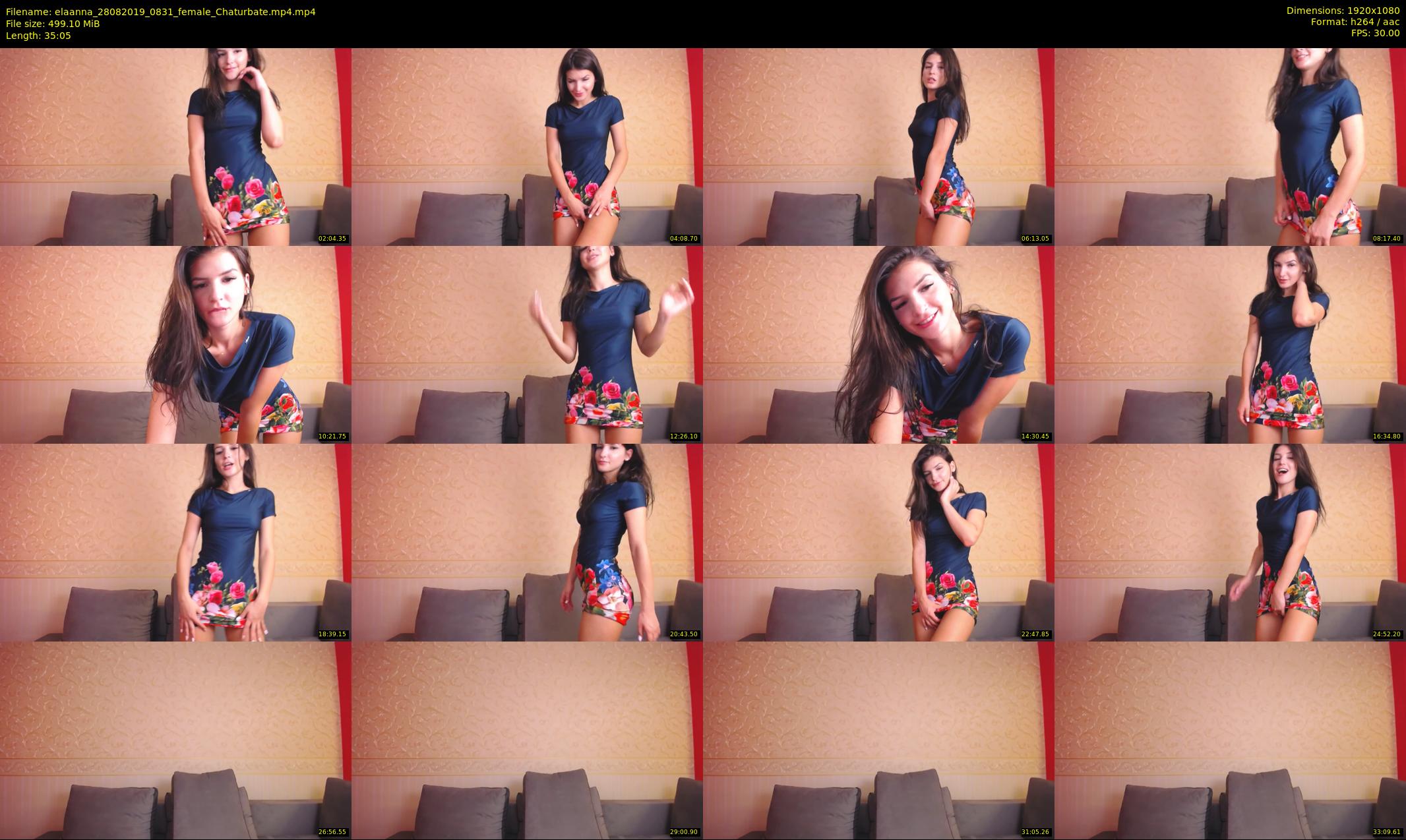 elaanna — 36 minute Chaturbate female cam show recording, 1080p, Aug 28, 2019