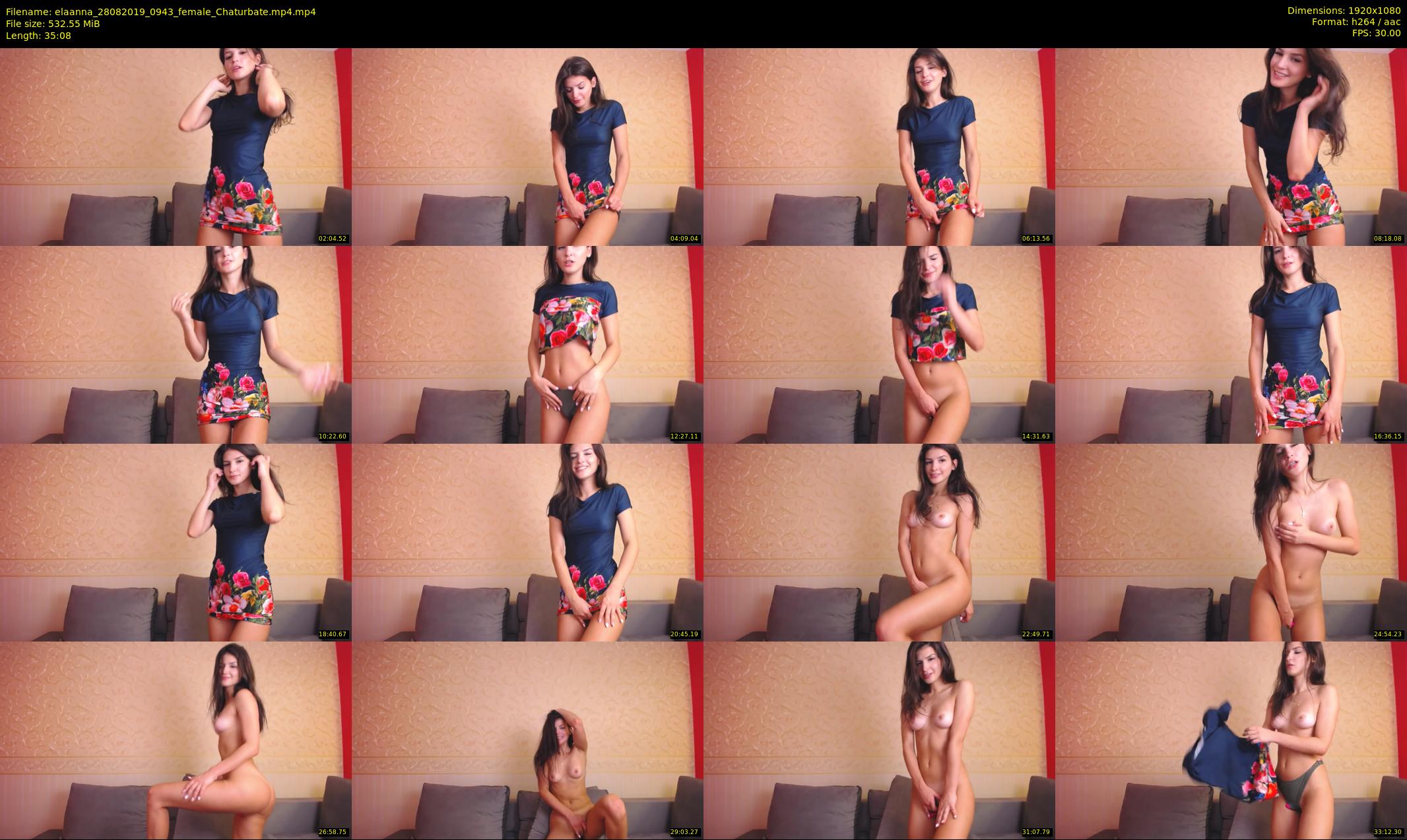 elaanna — 36 minute Chaturbate female cam show recording, 1080p, Aug 28, 2019