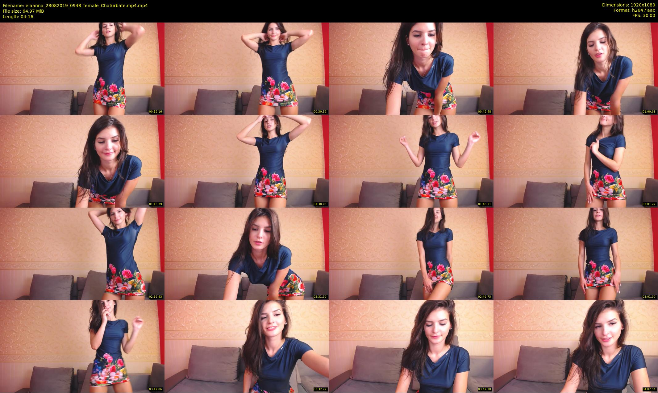 elaanna — 5 minute Chaturbate female cam show recording, 1080p, Aug 28, 2019