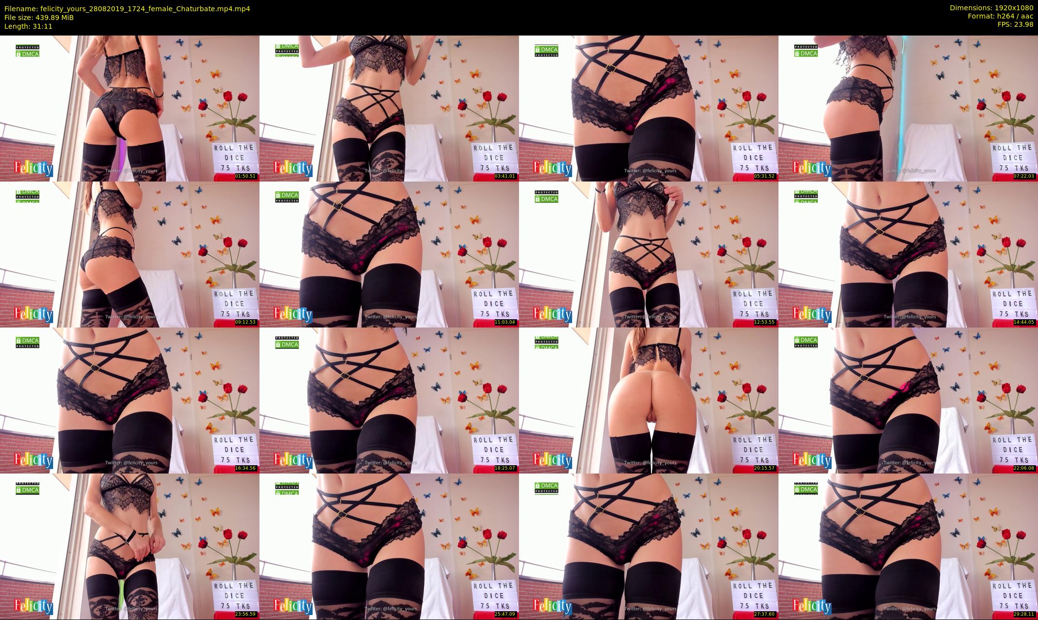 felicity_yours — 32 minute Chaturbate female cam show recording, 1080p, Aug 28, 2019