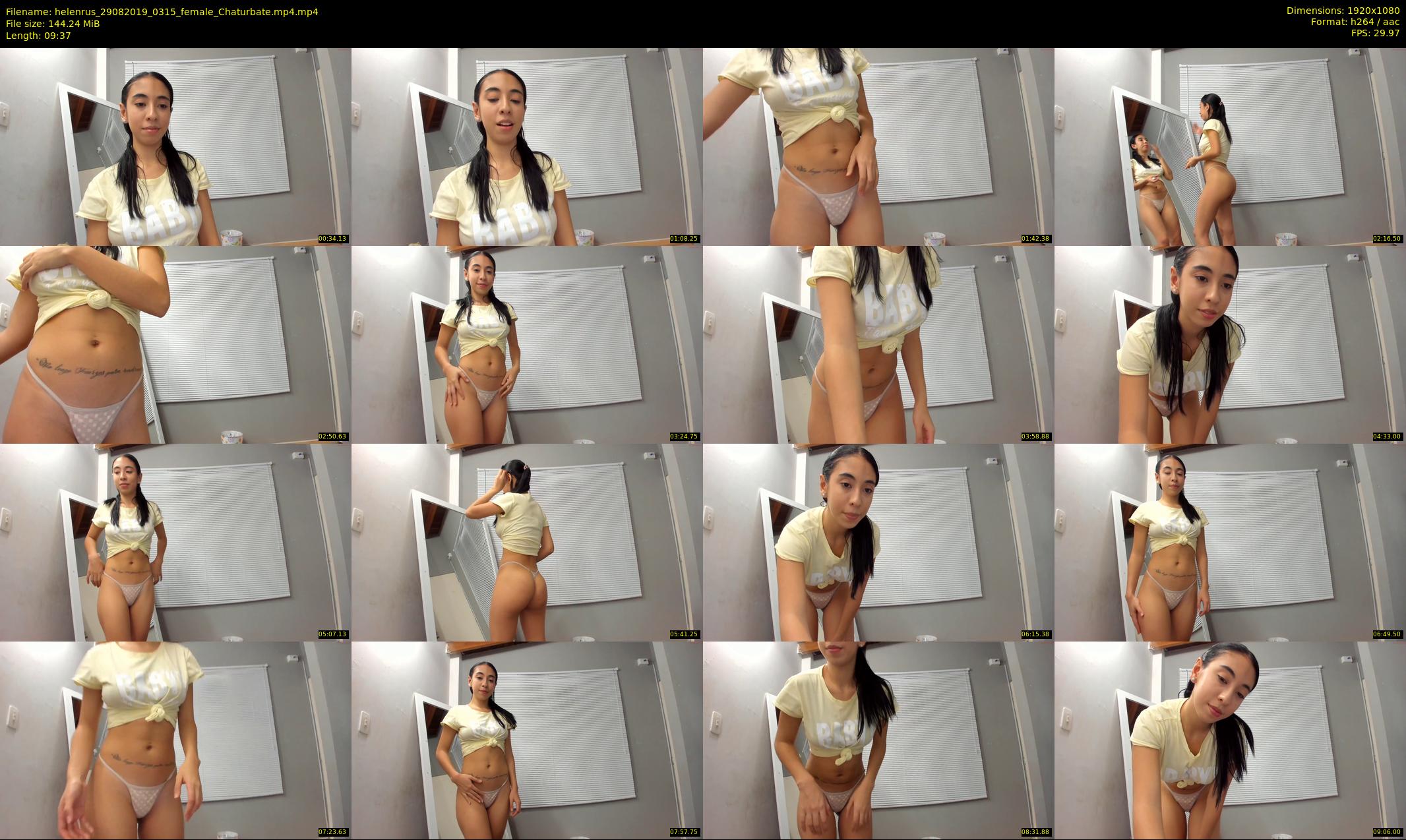 helenrus — 10 minute Chaturbate female cam show recording, 1080p, Aug 29, 2019