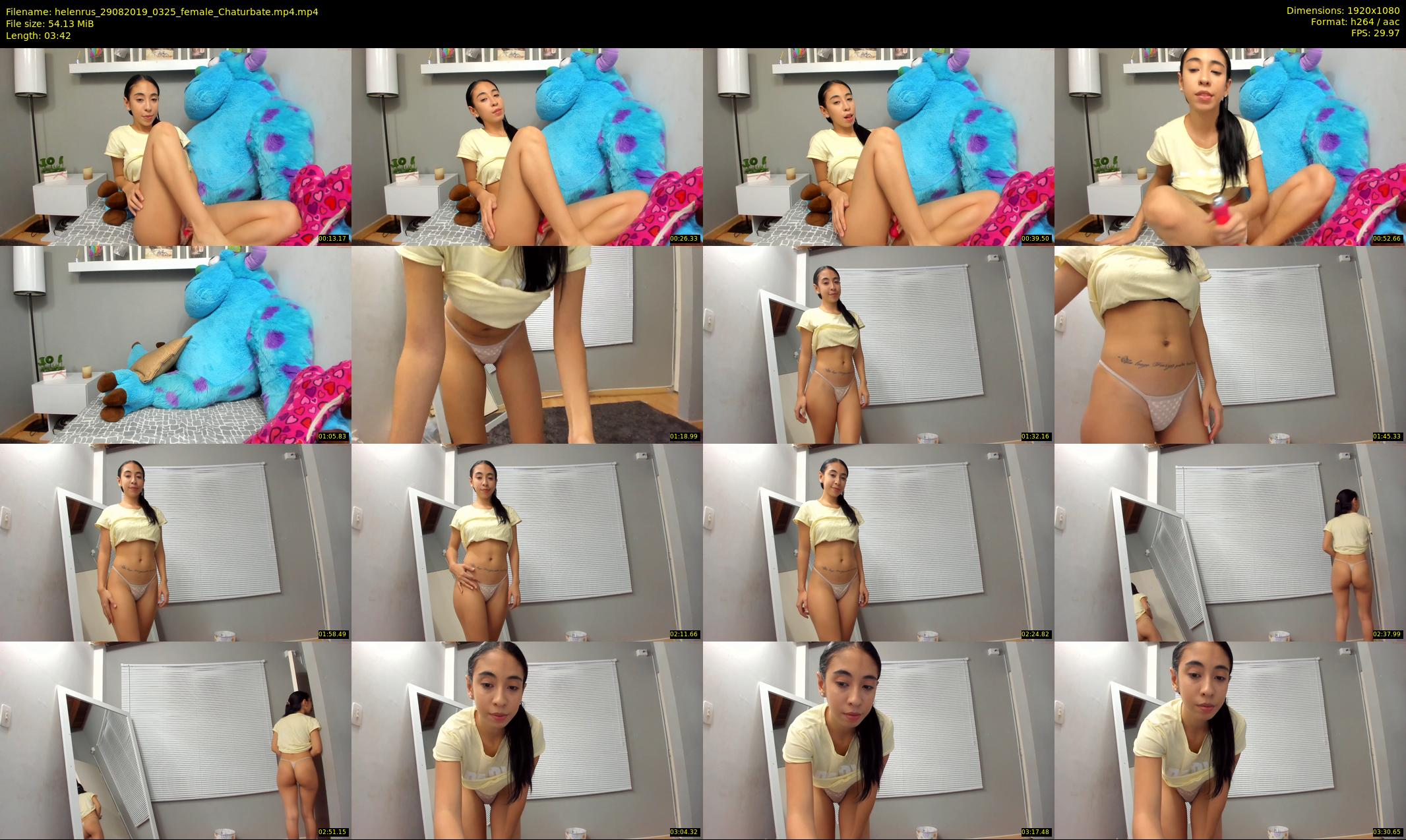 helenrus — 4 minute Chaturbate female cam show recording, 1080p, Aug 29, 2019