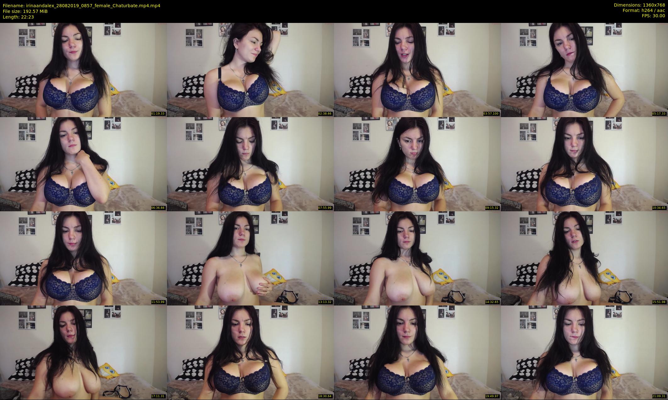 irinaandalex — 23 minute Chaturbate couple cam show recording, 720p, Aug 28, 2019