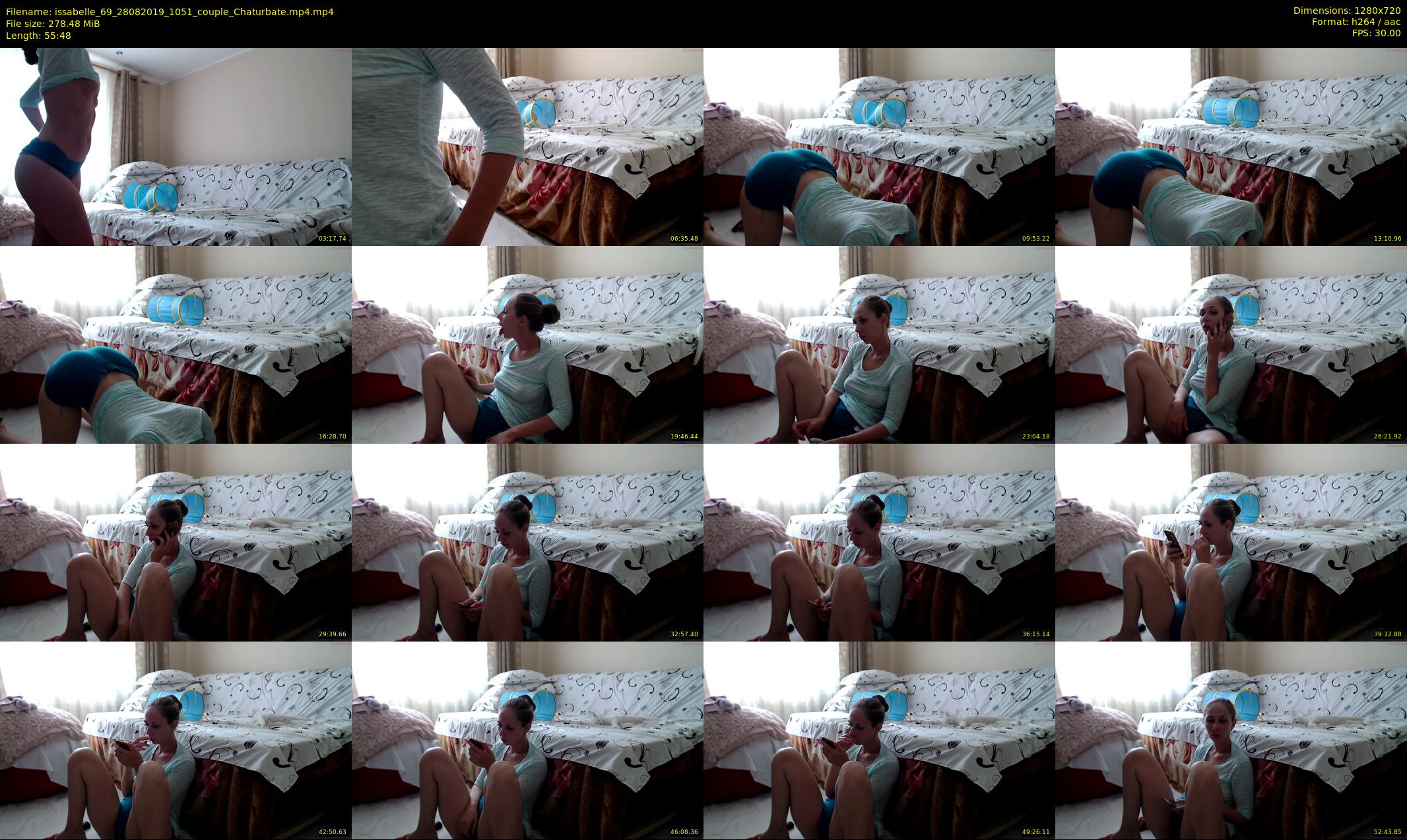 issabelle_69 — 56 minute Chaturbate couple cam show recording, 720p, Aug 28, 2019