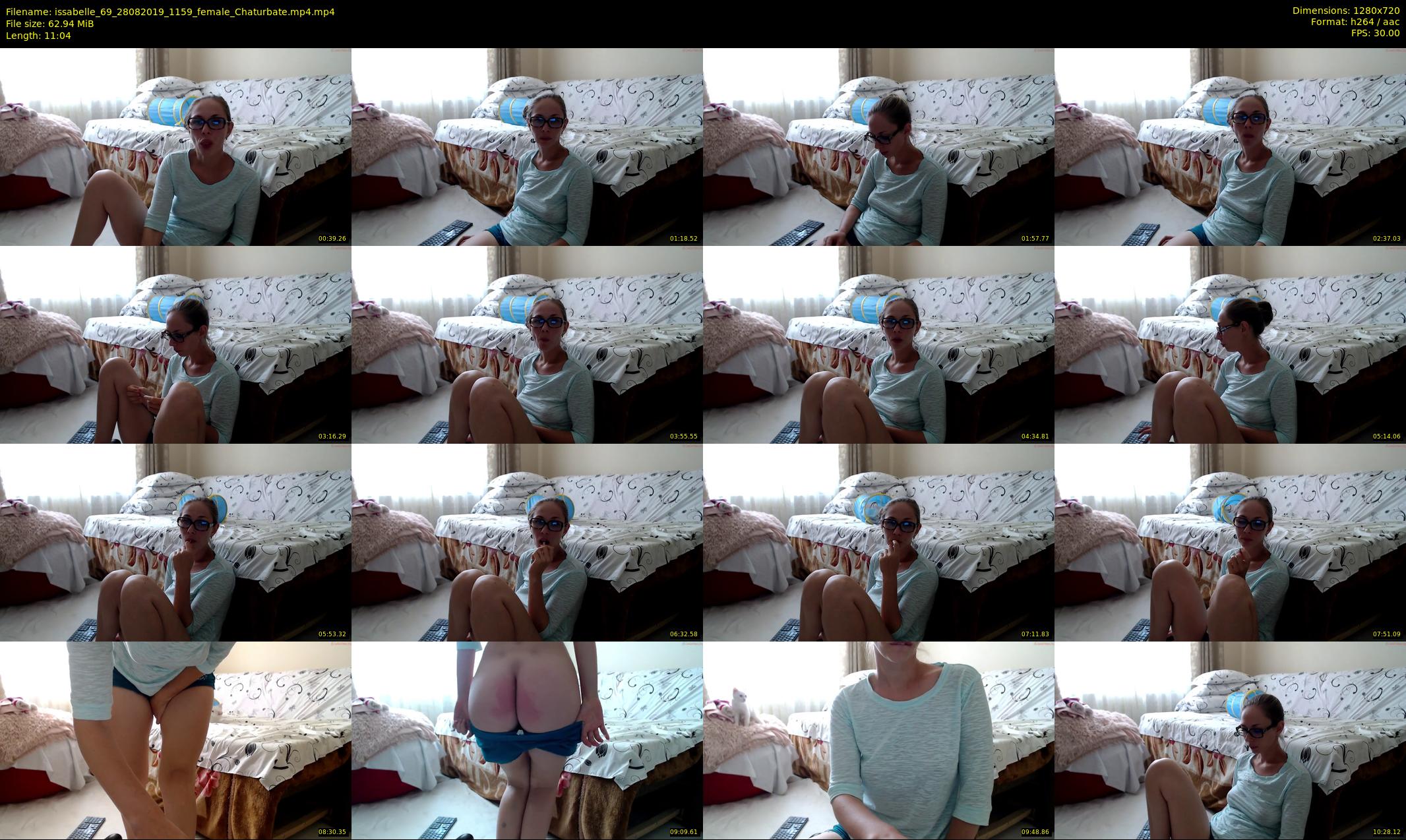 issabelle_69 — 12 minute Chaturbate couple cam show recording, 720p, Aug 28, 2019