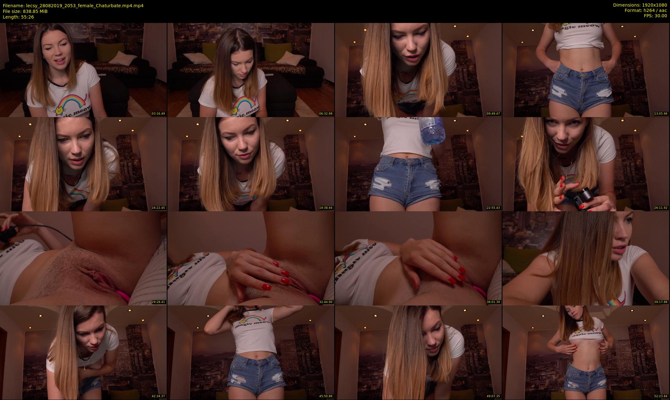 lecsy — 56 minute Chaturbate female cam show recording, 1080p, Aug 28, 2019