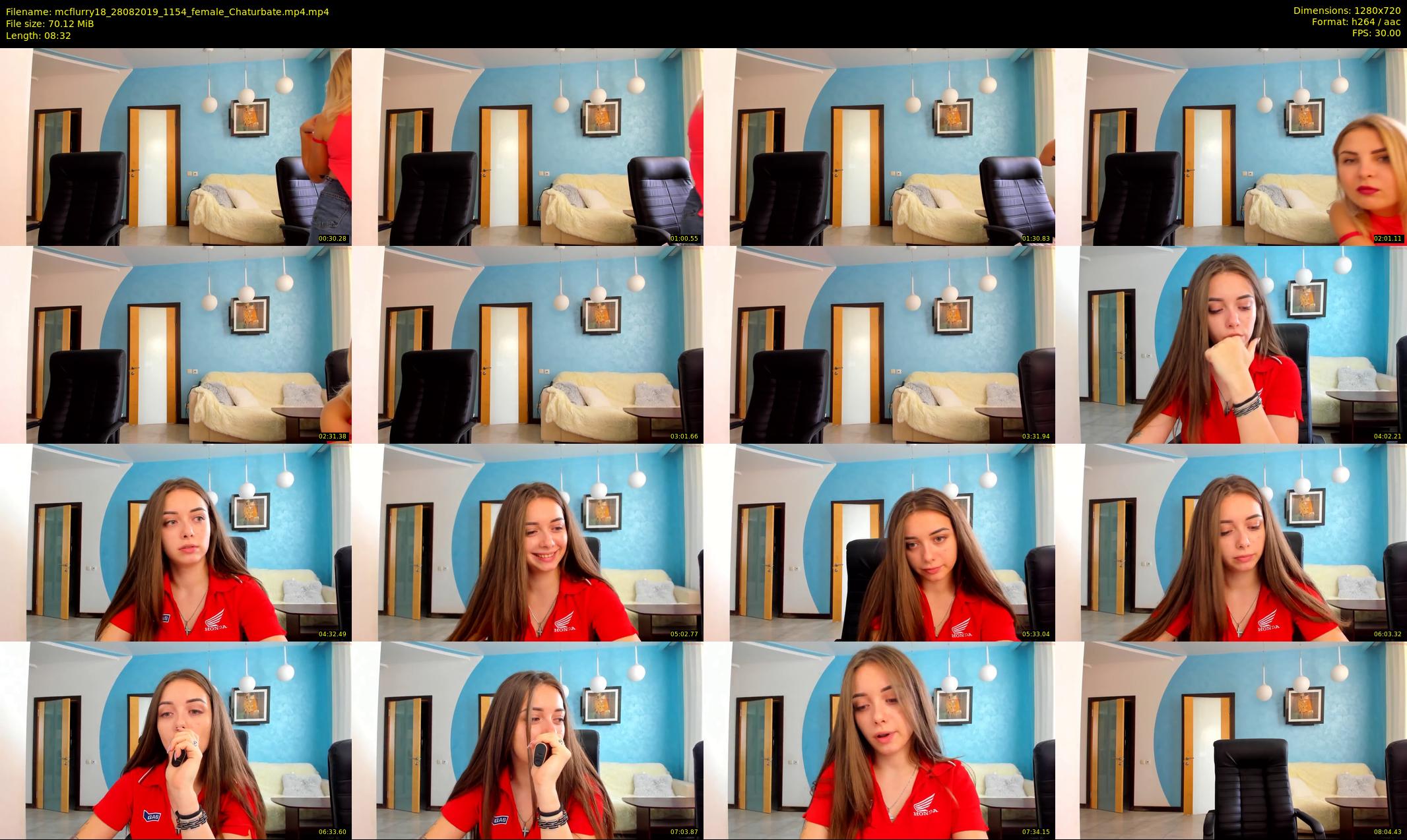 mcflurry18 — 9 minute Chaturbate female cam show recording, 720p, Aug 28, 2019