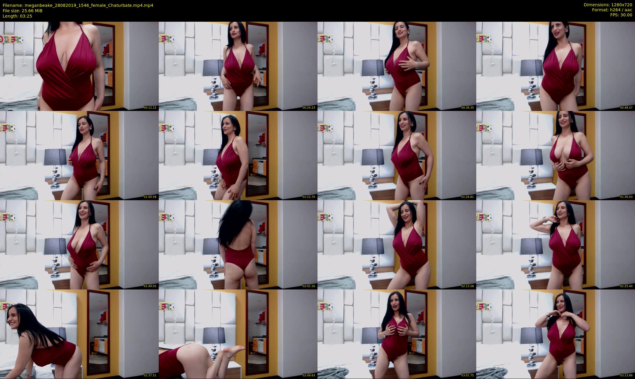 meganbeake — 4 minute Chaturbate female cam show recording, 720p, Aug 28, 2019