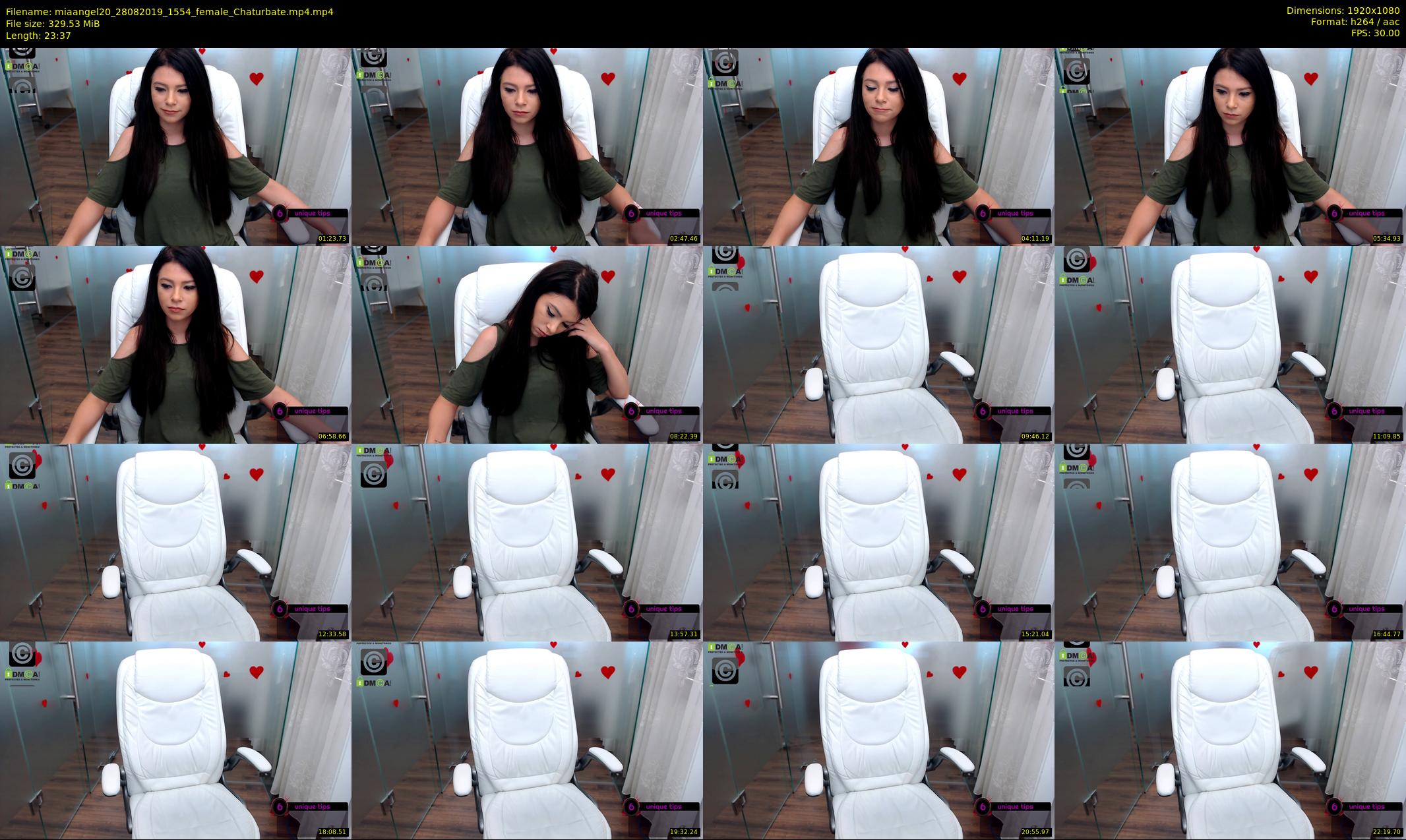 miaangel20 — 24 minute Chaturbate female cam show recording, 1080p, Aug 28, 2019