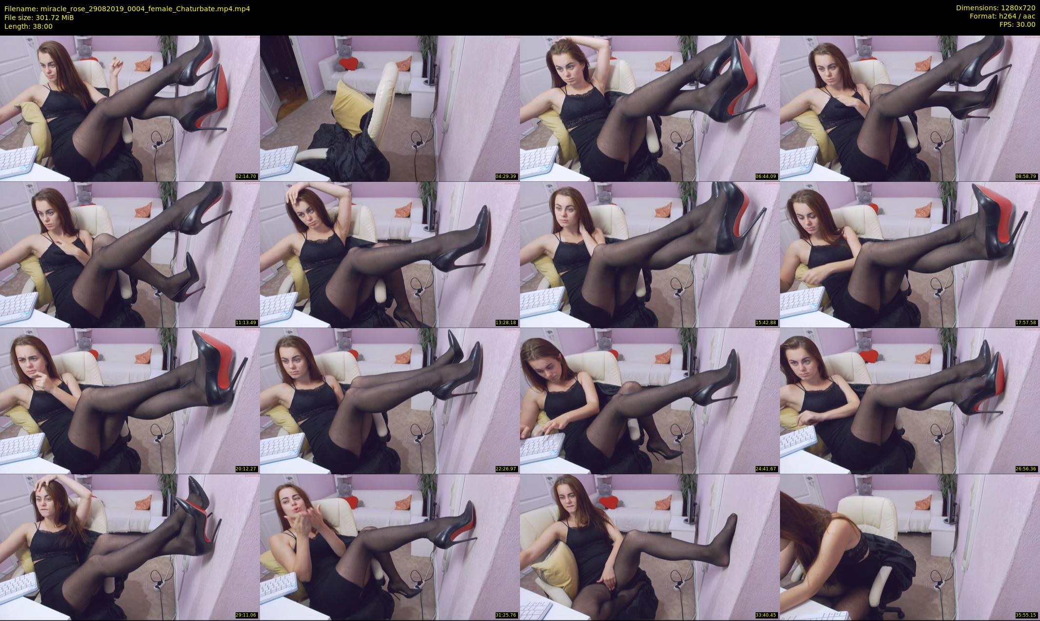 miracle_rose — 38 minute Chaturbate female cam show recording, 720p, Aug 29, 2019