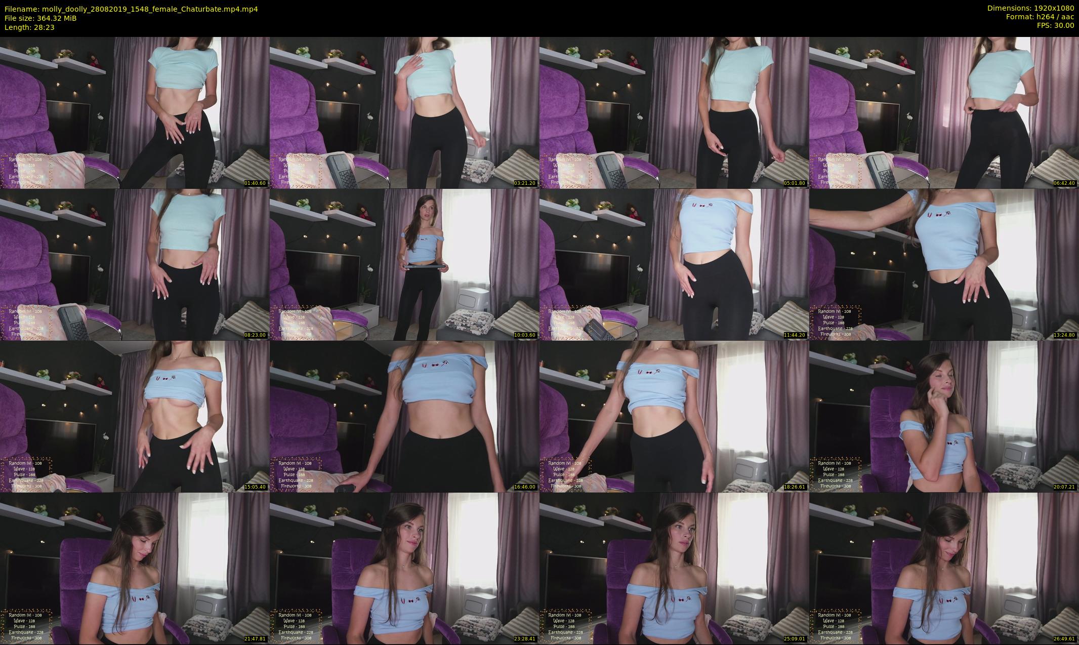 molly_doolly — 29 minute Chaturbate female cam show recording, 1080p, Aug 28, 2019