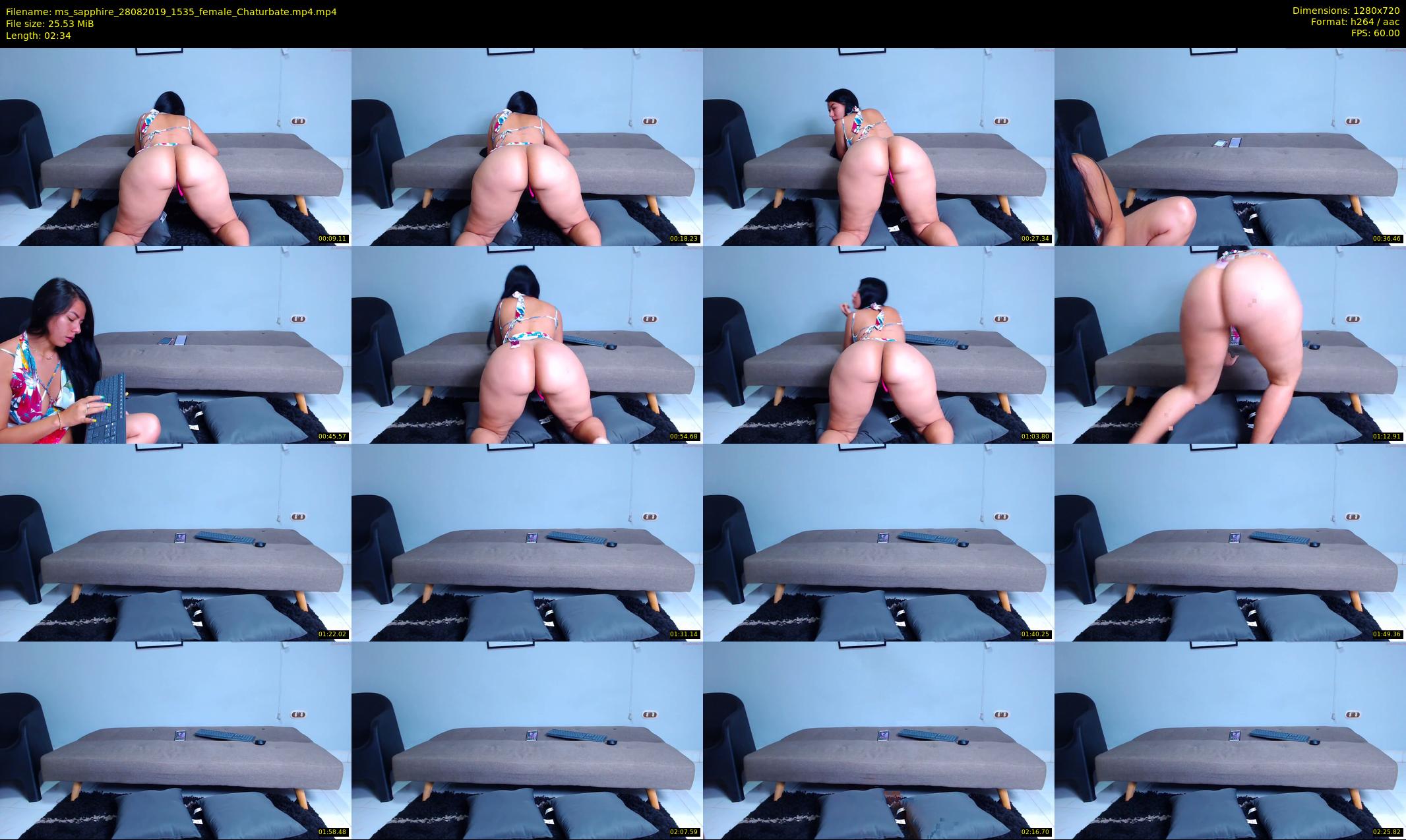 ms_sapphire — 3 minute Chaturbate female cam show recording, 720p, Aug 28, 2019