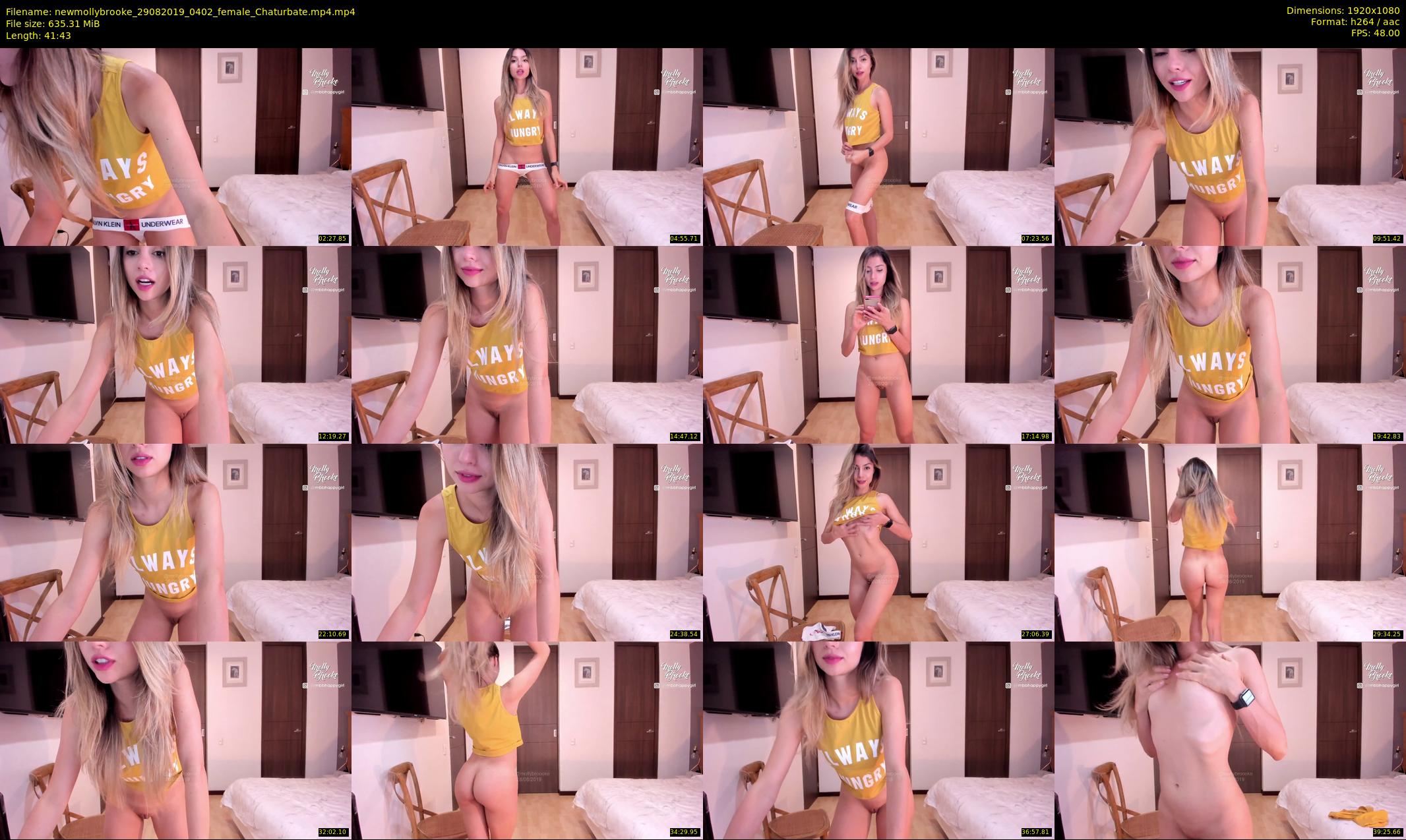 newmollybrooke — 42 minute Chaturbate female cam show recording, 1080p, Aug 29, 2019
