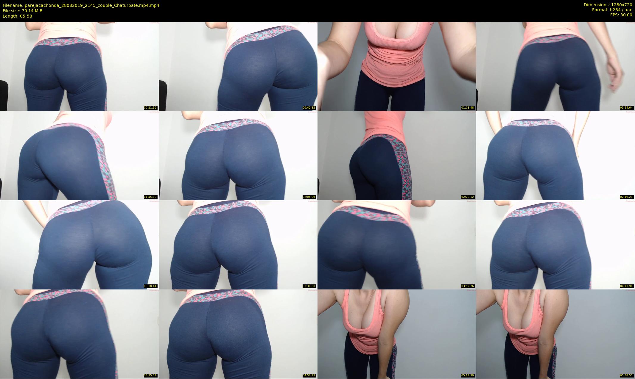parejacachonda — 6 minute Chaturbate couple cam show recording, 720p, Aug 28, 2019