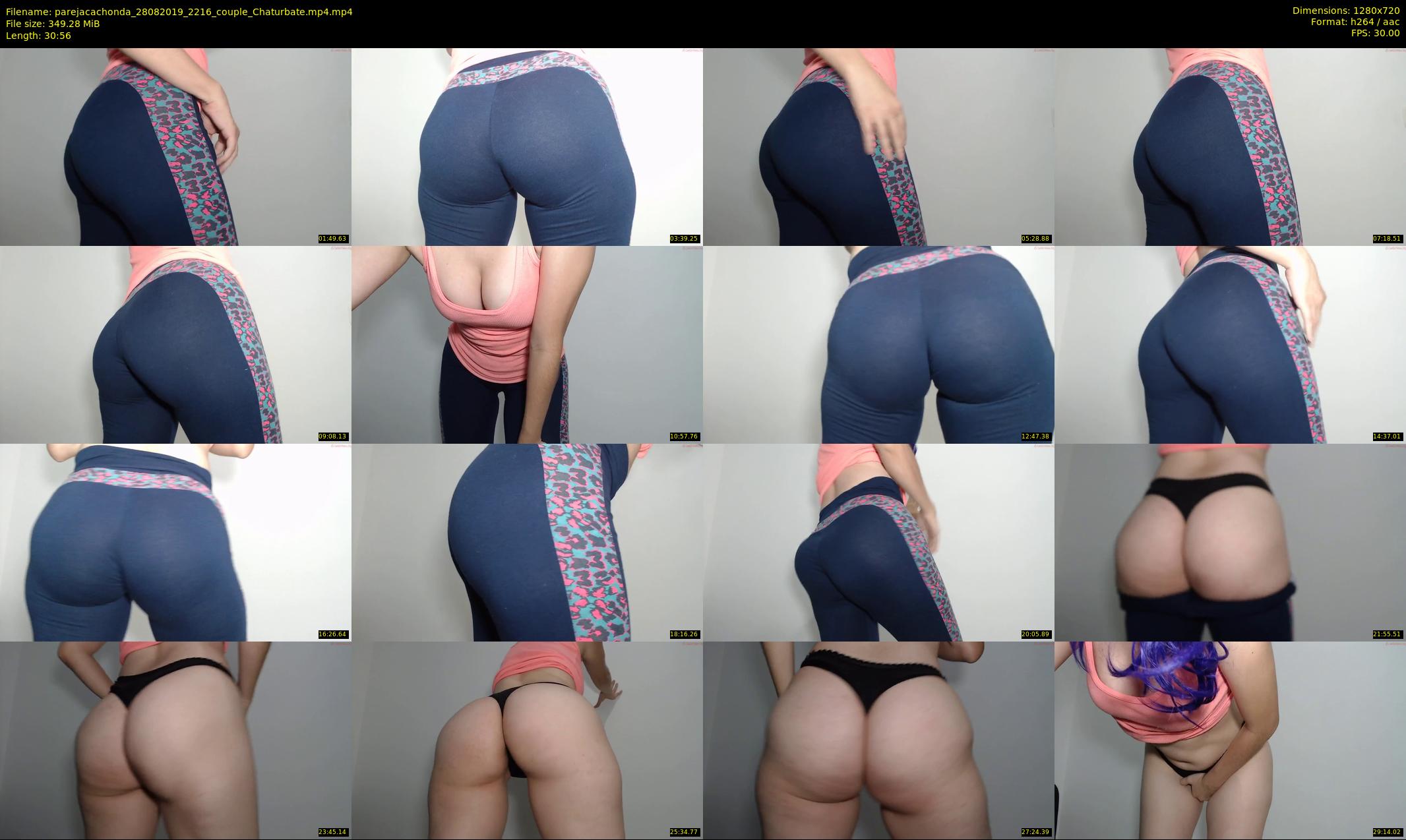 parejacachonda — 31 minute Chaturbate couple cam show recording, 720p, Aug 28, 2019