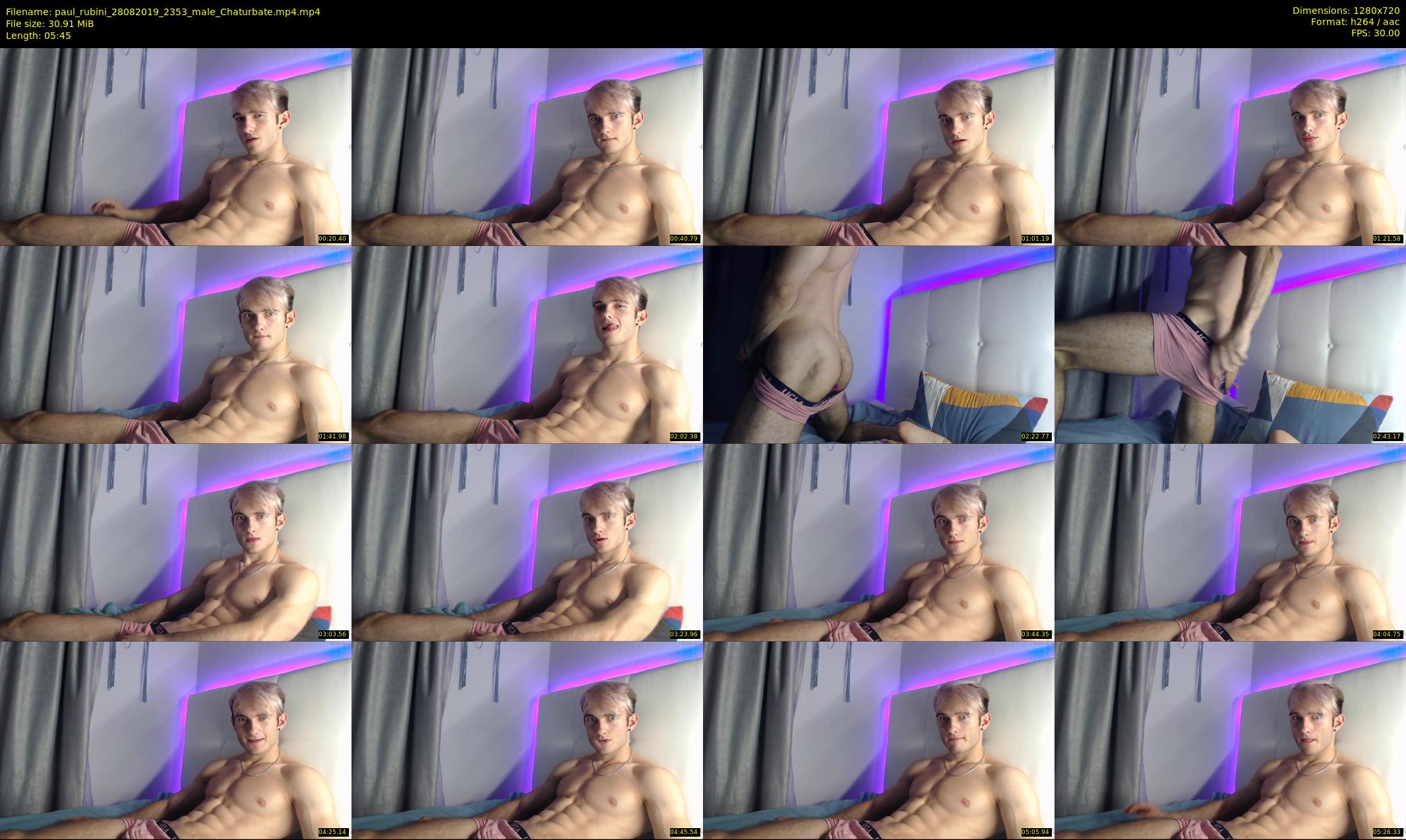 paul_rubini — 6 minute Chaturbate male cam show recording, 720p, Aug 28, 2019
