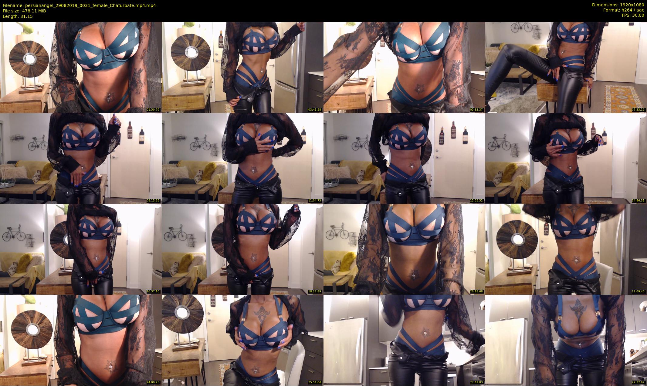 persianangel — 32 minute Chaturbate female cam show recording, 1080p, Aug 29, 2019