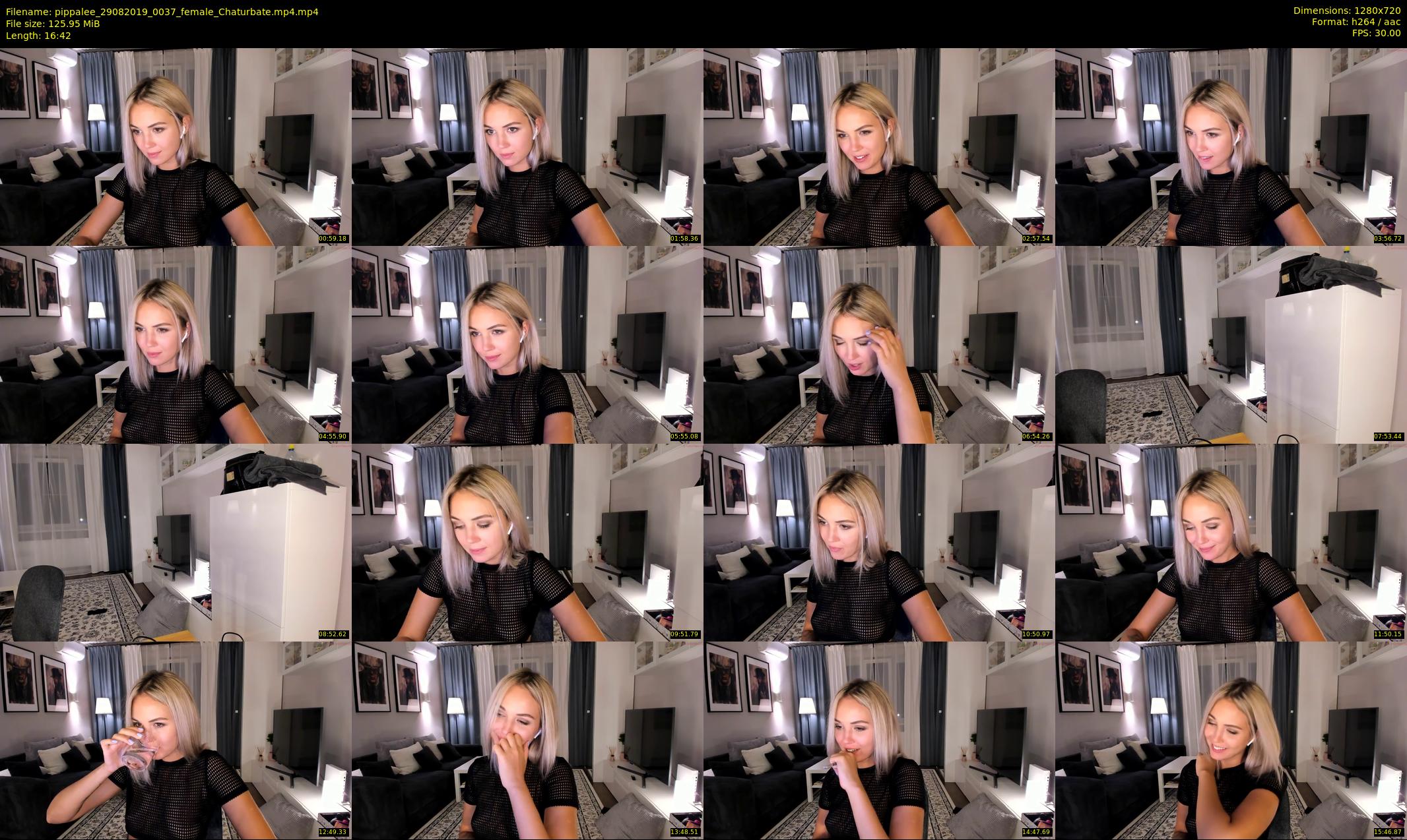 pippalee — 17 minute Chaturbate female cam show recording, 720p, Aug 29, 2019