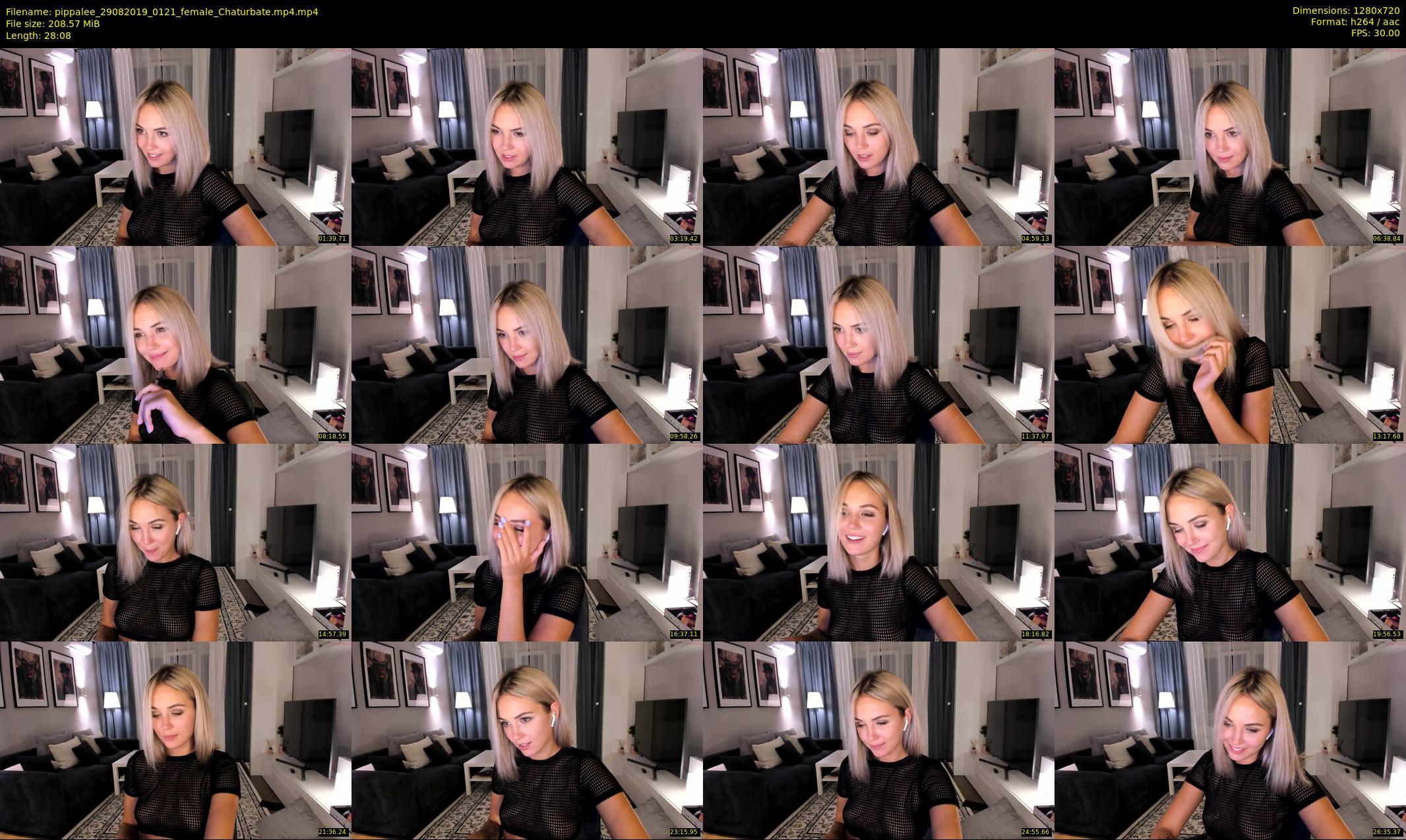 pippalee — 29 minute Chaturbate female cam show recording, 720p, Aug 29, 2019