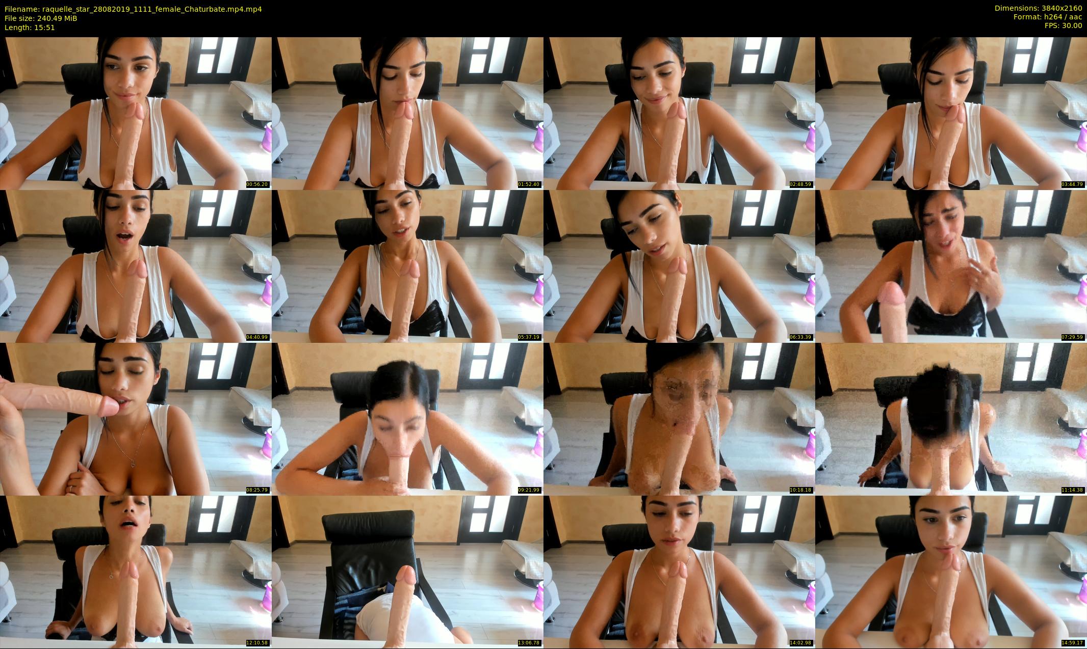 raquelle_star — 16 minute Chaturbate couple cam show recording, 4K, Aug 28, 2019