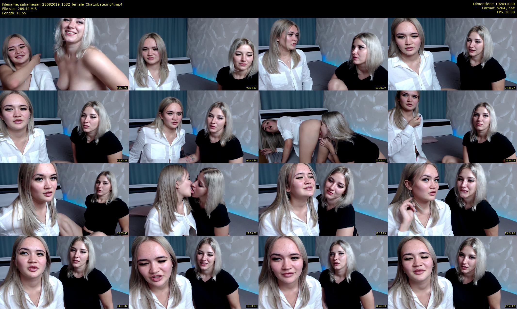 safiamegan — 19 minute Chaturbate couple cam show recording, 1080p, Aug 28, 2019