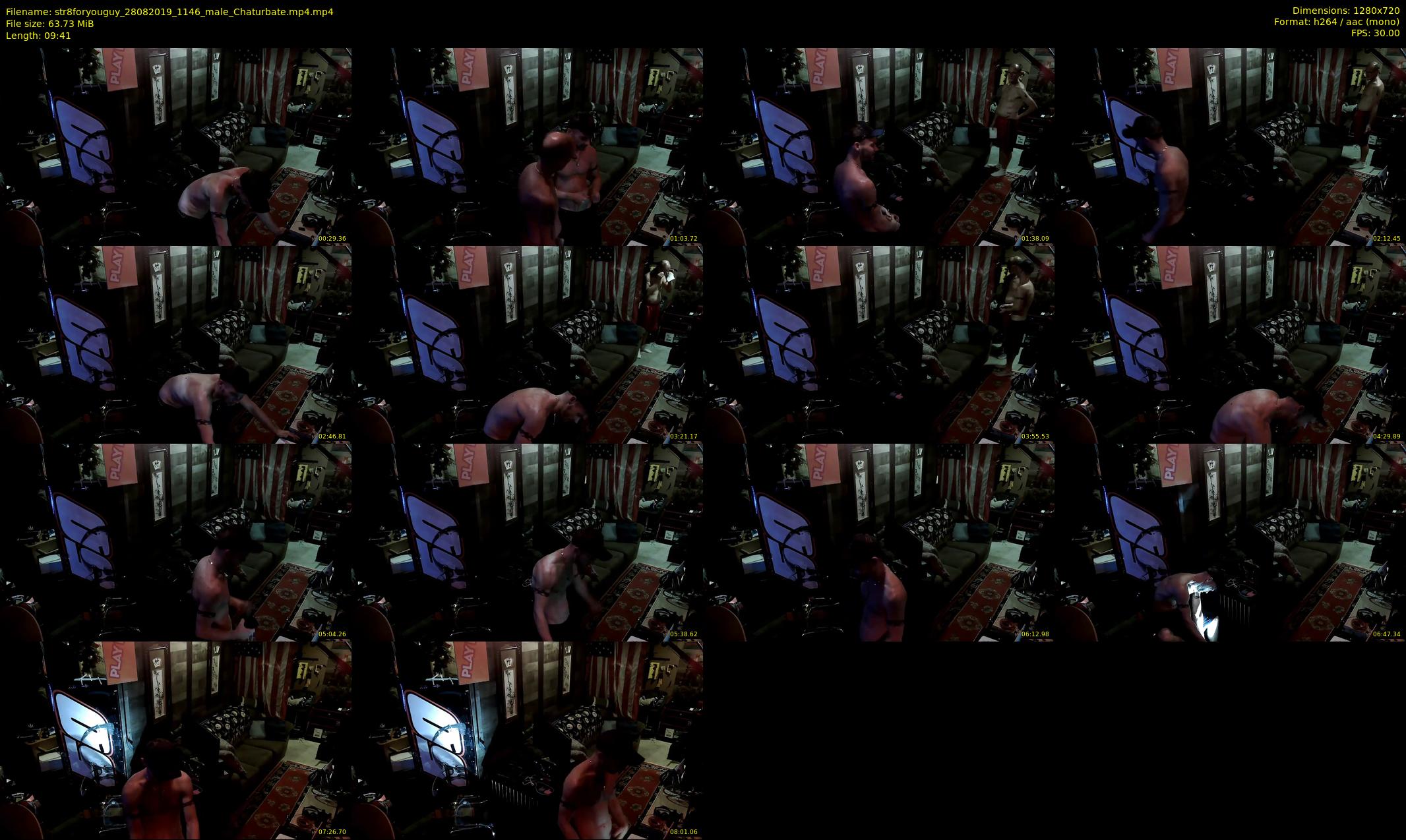 str8foryouguy — 10 minute Chaturbate male cam show recording, 720p, Aug 28, 2019