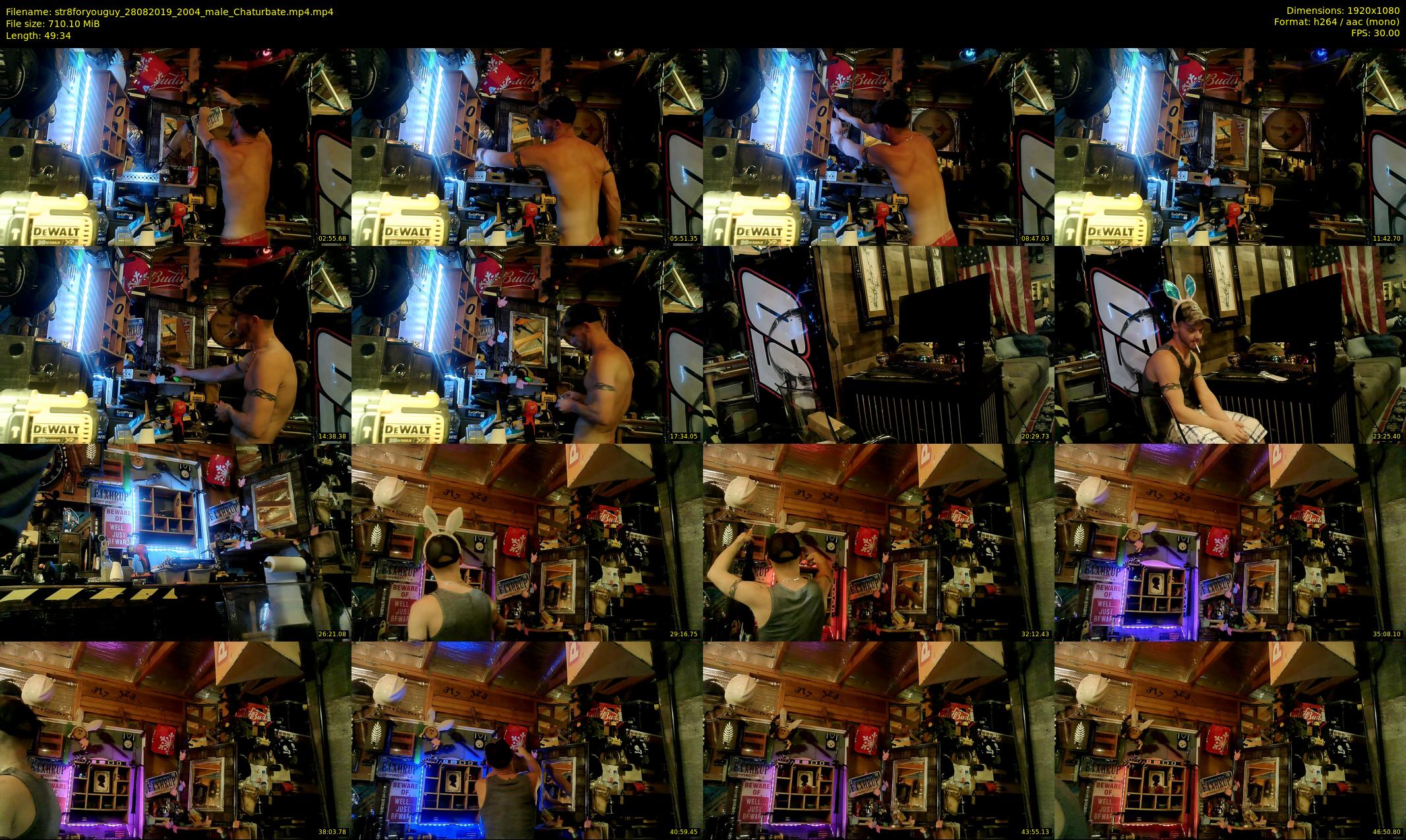 str8foryouguy — 50 minute Chaturbate male cam show recording, 1080p, Aug 28, 2019
