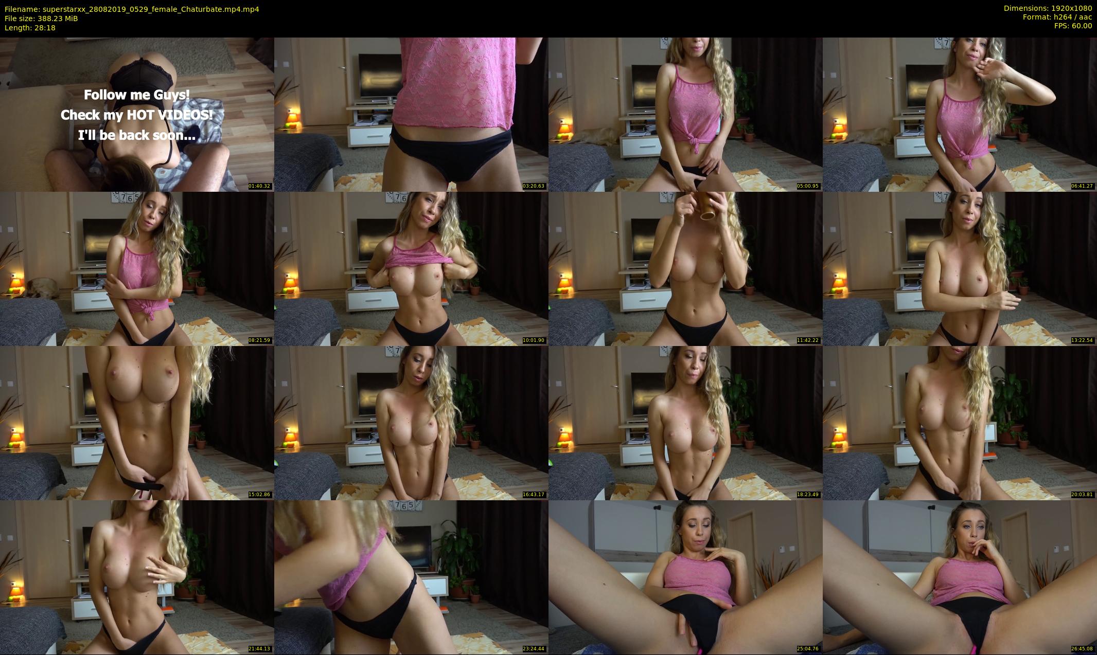 superstarxx — 29 minute Chaturbate female cam show recording, 1080p, Aug 28, 2019