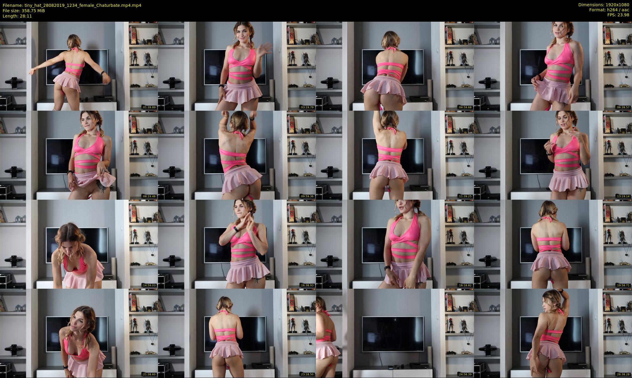 tiny_hat — 29 minute Chaturbate female cam show recording, 1080p, Aug 28, 2019