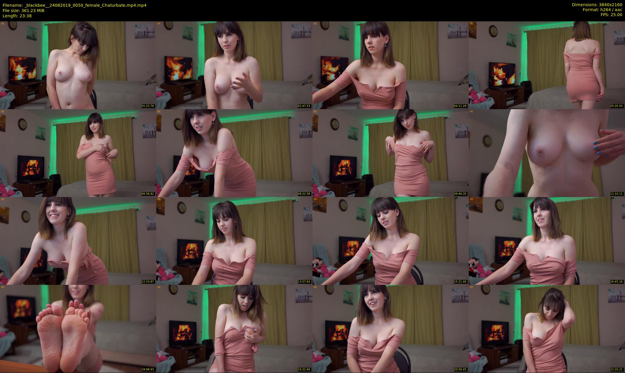 _blackbee_ — 24 minute Chaturbate female cam show recording, 4K, Aug 24, 2019