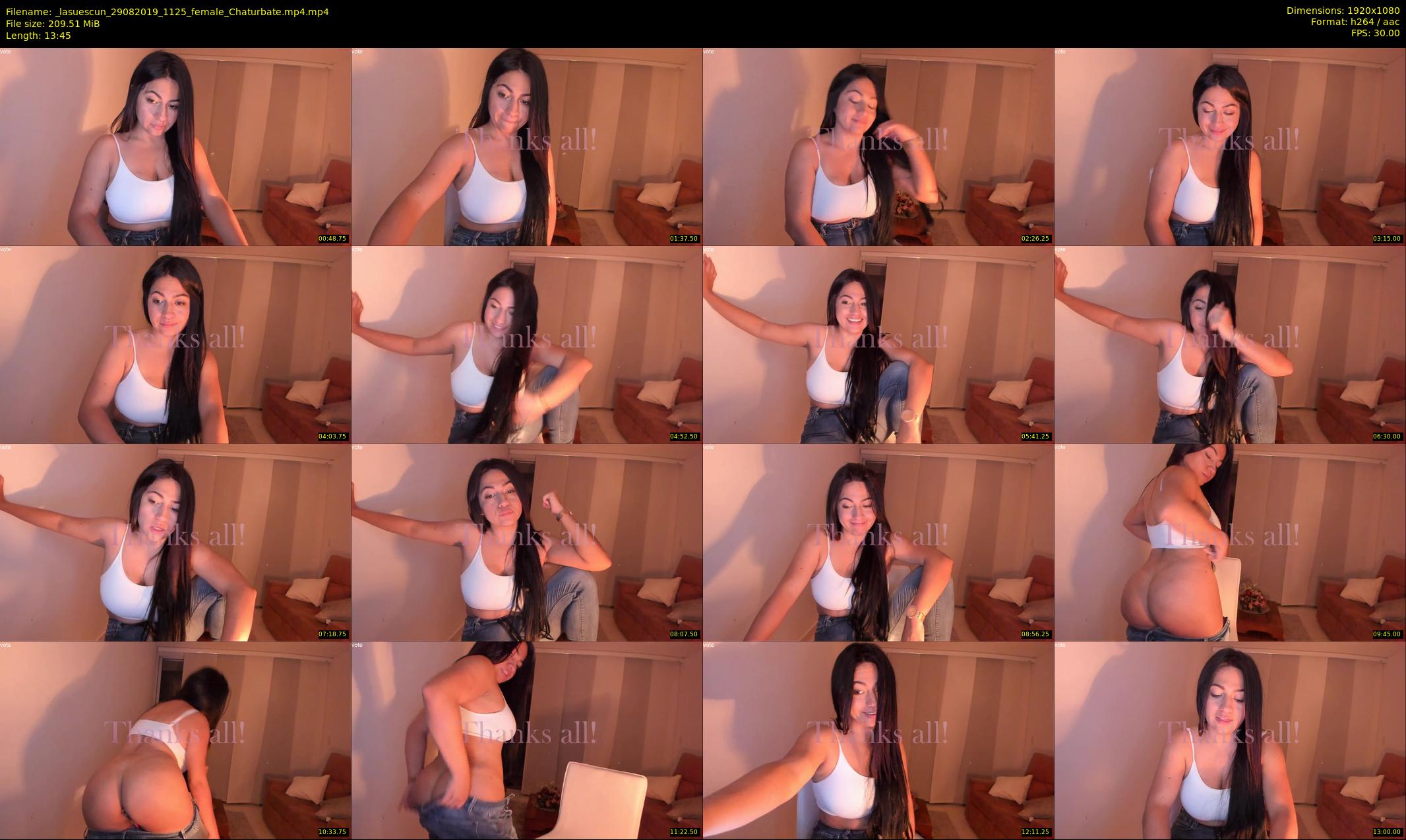 _lasuescun — 14 minute Chaturbate female cam show recording, 1080p, Aug 29, 2019