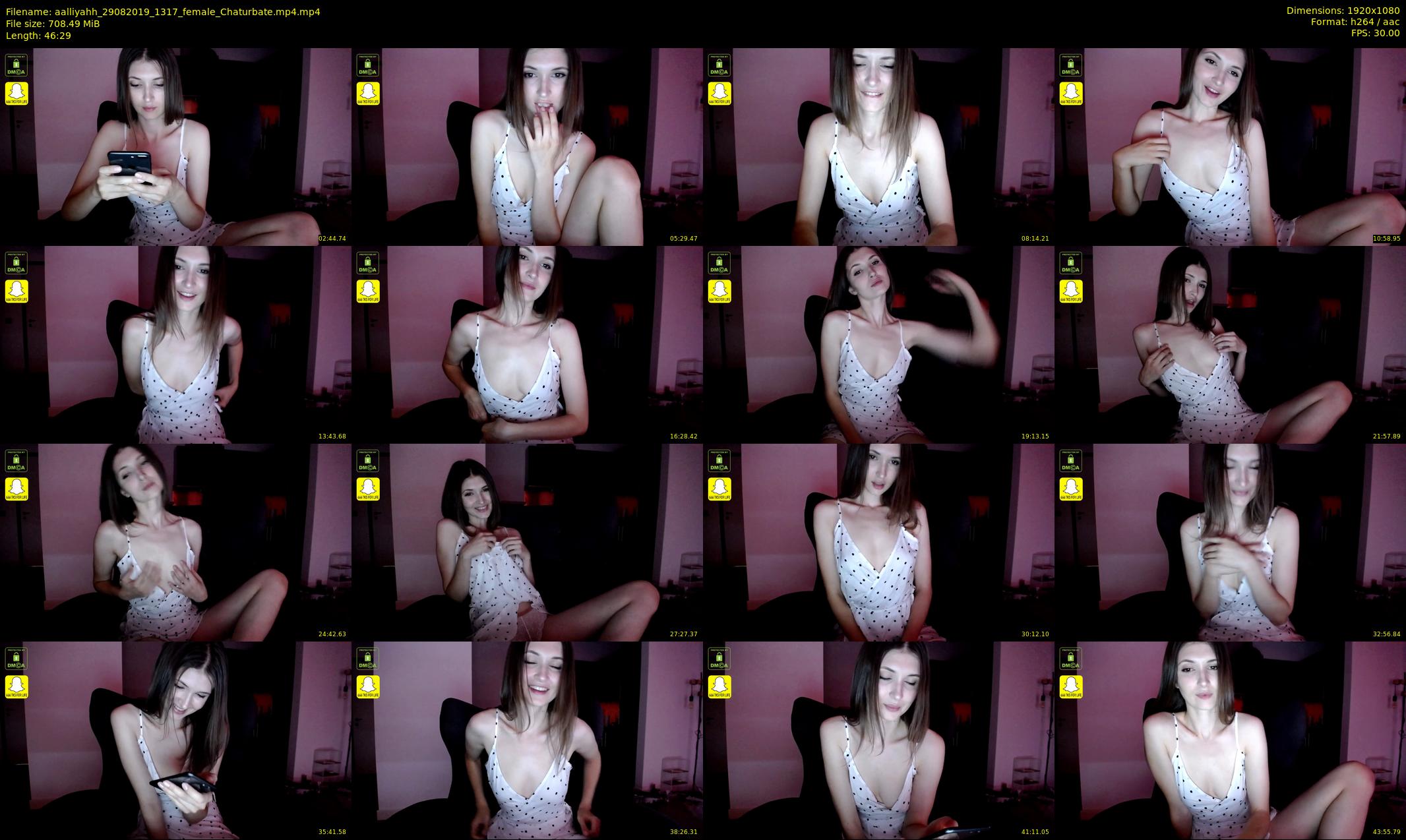 aalliyahh — 47 minute Chaturbate female cam show recording, 1080p, Aug 29, 2019