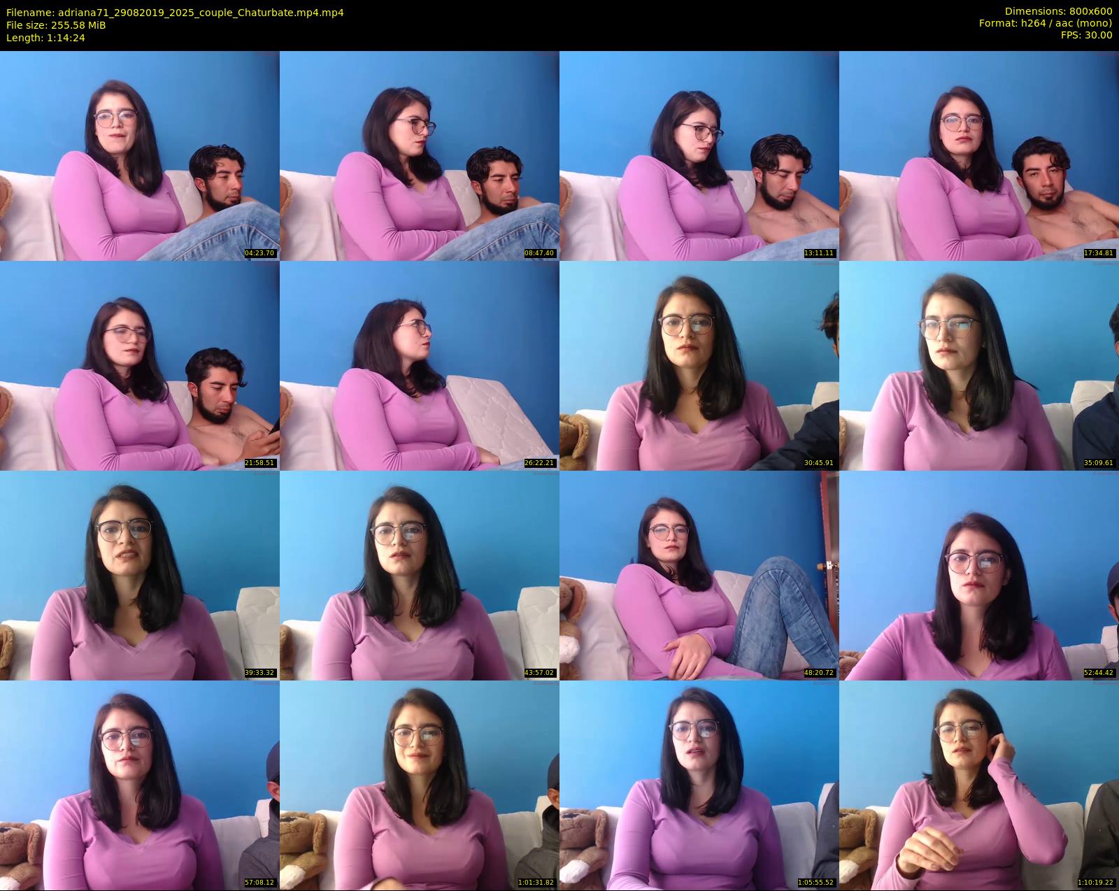adriana71 — 75 minute Chaturbate couple cam show recording, 480p, Aug 29, 2019