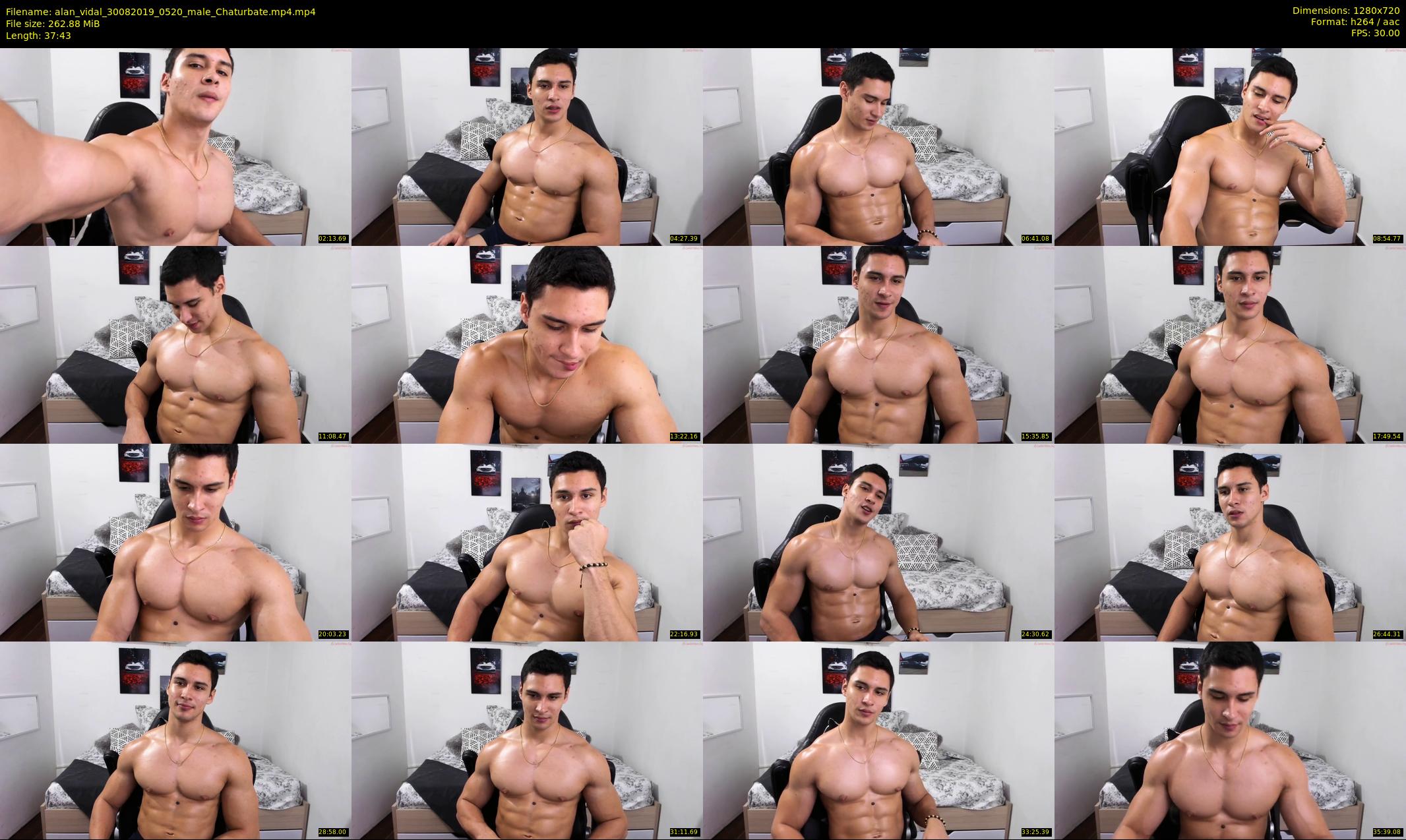 alan_vidal — 38 minute Chaturbate male cam show recording, 720p, Aug 30, 2019