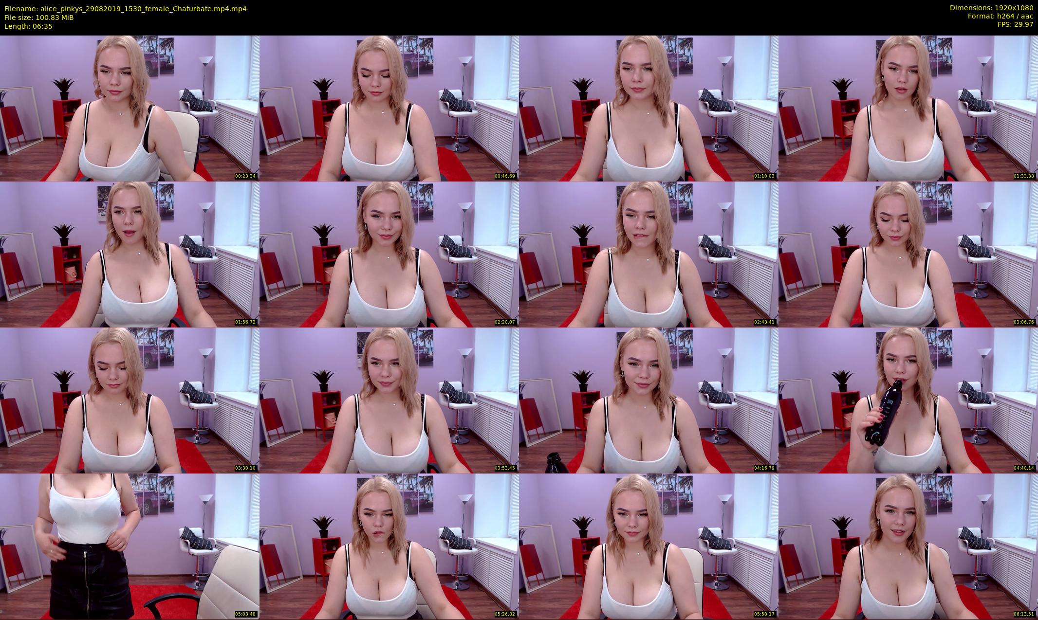 alice_pinkys — 7 minute Chaturbate female cam show recording, 1080p, Aug 29, 2019